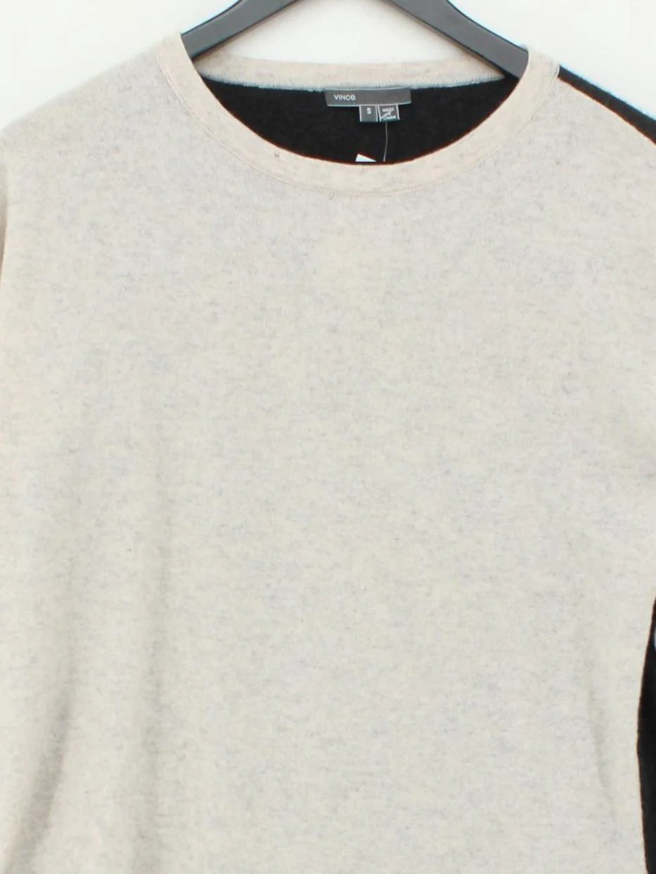 Vince Women's Jumper S Multi 100% Cashmere Crew Neck Pullover - Image 3