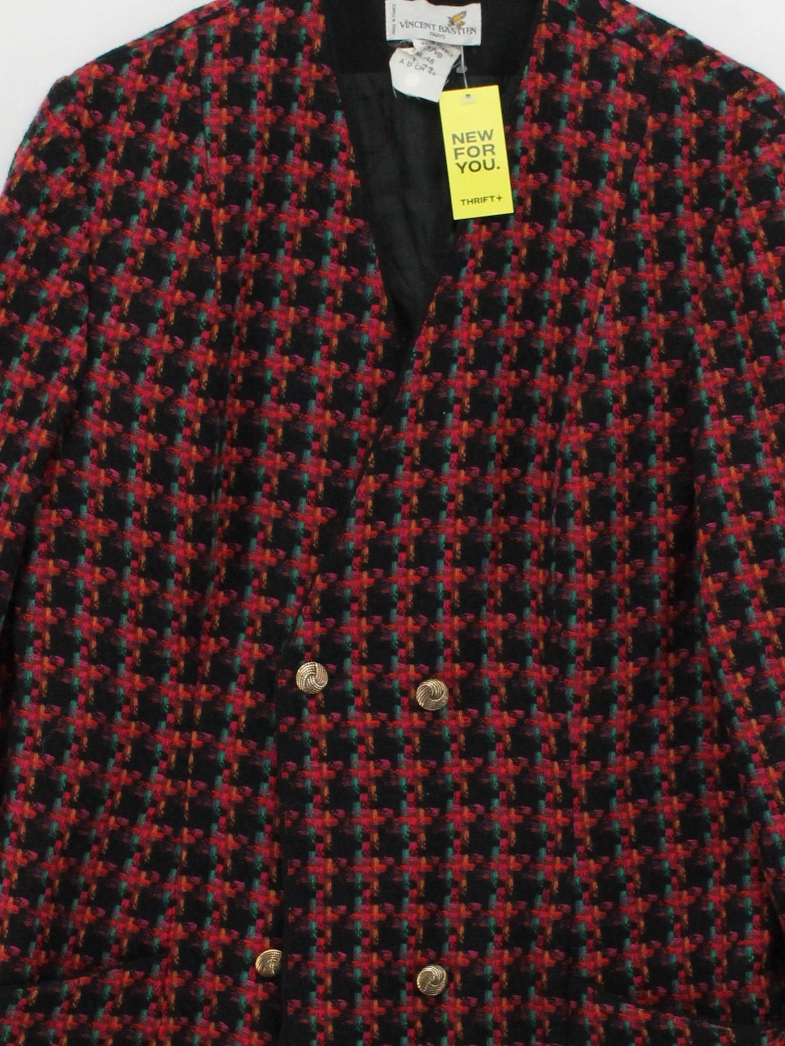 VINCENT BASTIEN Overcoat jacket multi - Image 3