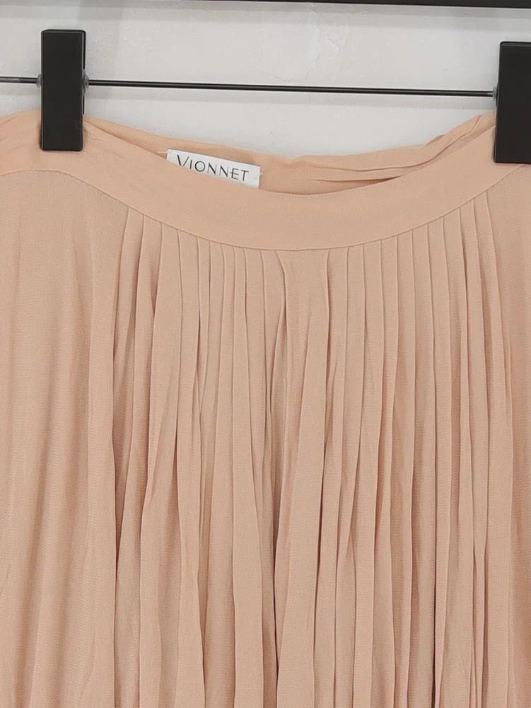 VIONNET Women's Maxi Skirt W 26 in Pink 100% Other Long Maxi - Image 3