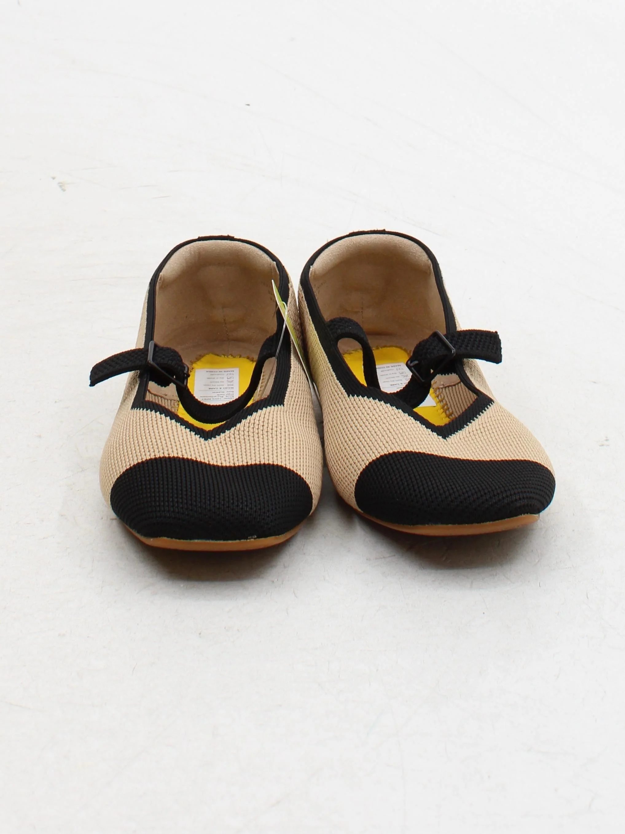 Vivaia Women's Flat Shoes UK 4 Tan Polyester with Other Mary Jane - Image 2