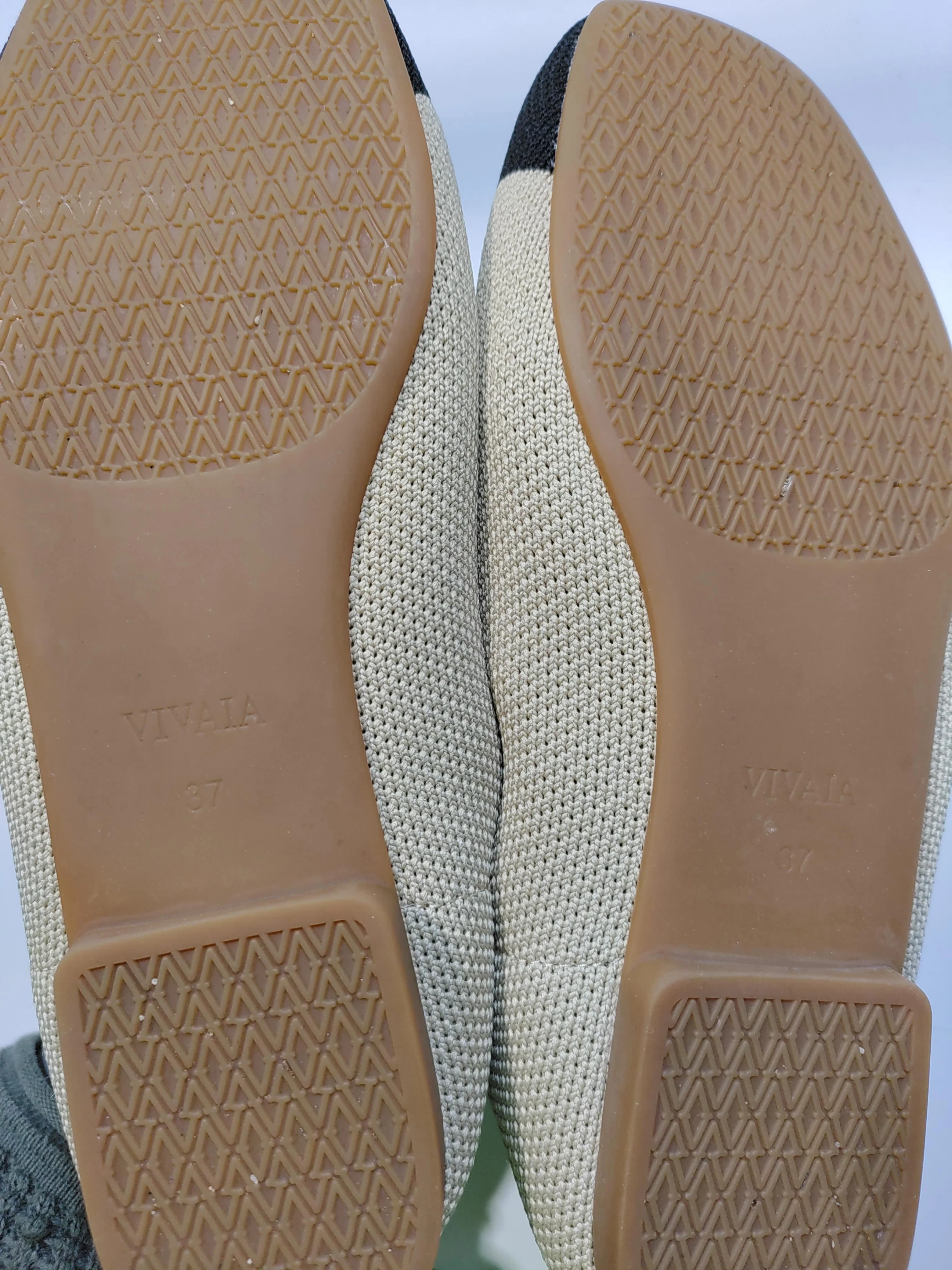 Vivaia Women's Flat Shoes UK 4 Tan Polyester with Other Mary Jane - Image 9