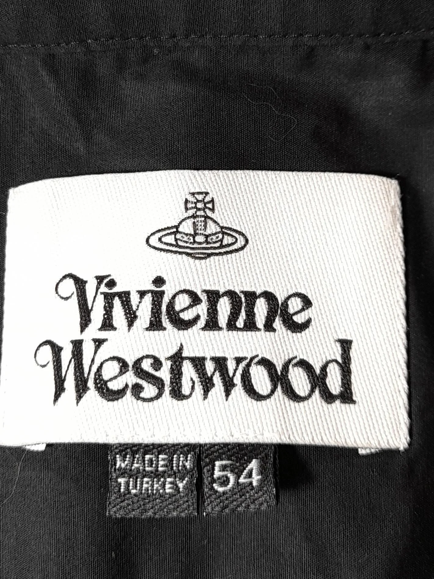 Vivienne Westwood Men's Shirt XL Black 100% Cotton Basic - Image 6