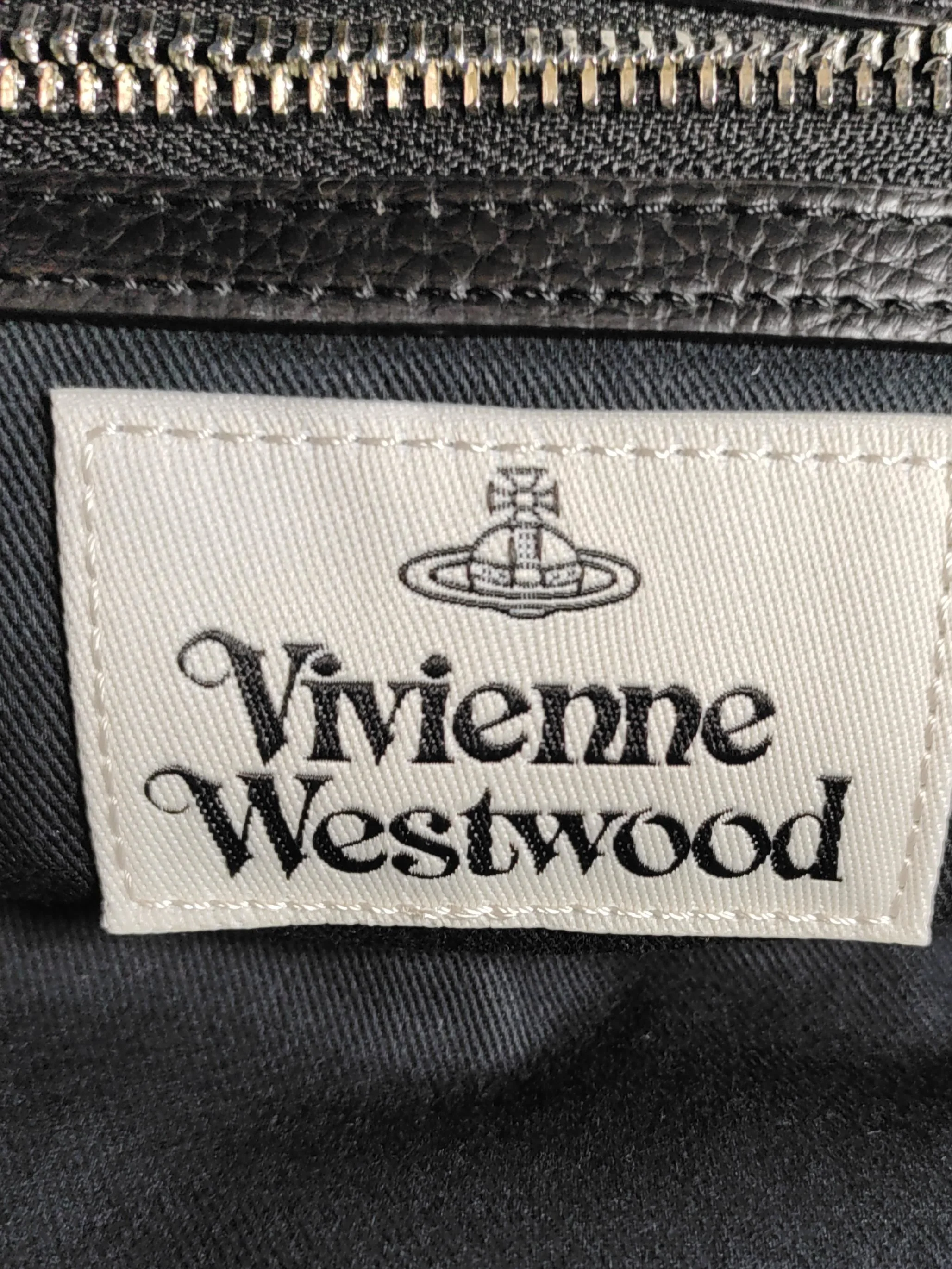 Vivienne Westwood Women's Bag Black 100% Leather Clutch - Image 5