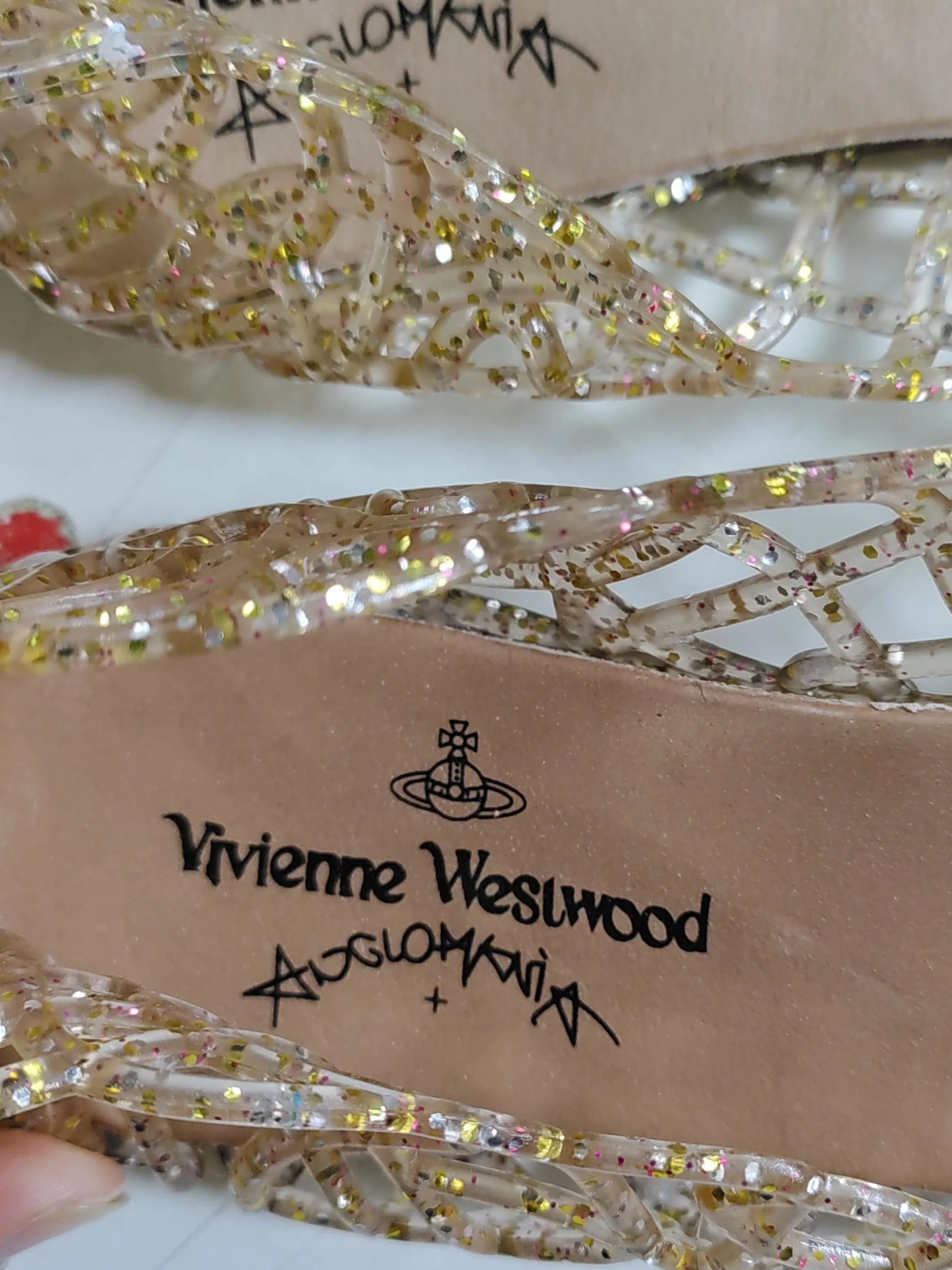 Vivienne Westwood Women's Flat Shoes UK 6 Gold 100% Other Ballet - Image 8