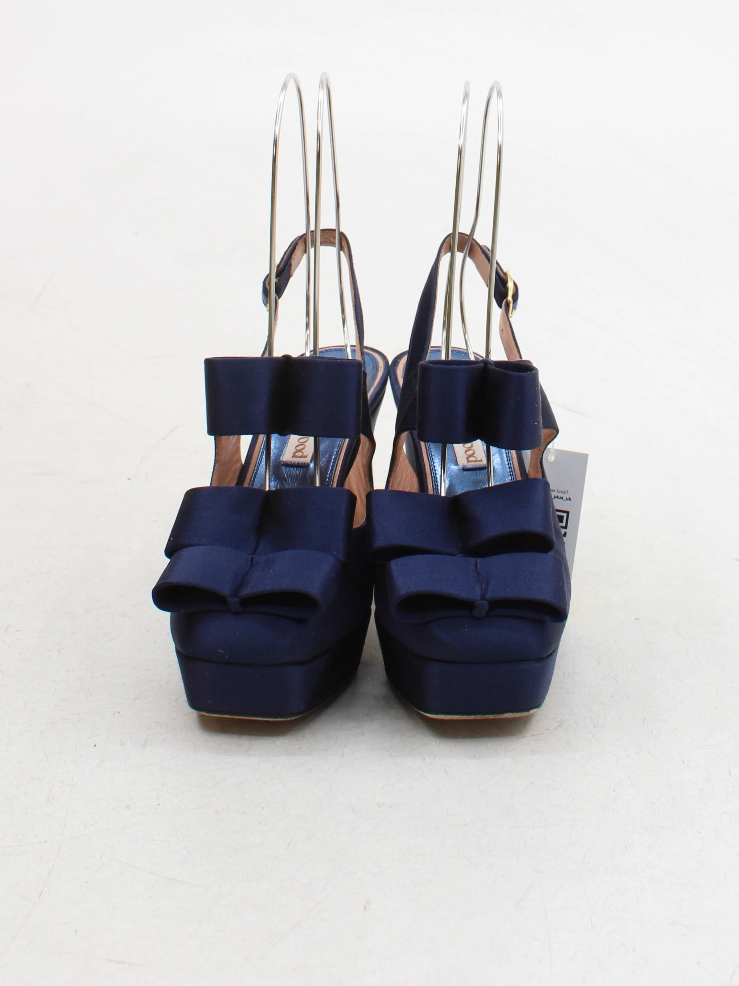 Vivienne Westwood Women's Heels UK 5 Blue 100% Polyester Platform - Image 2