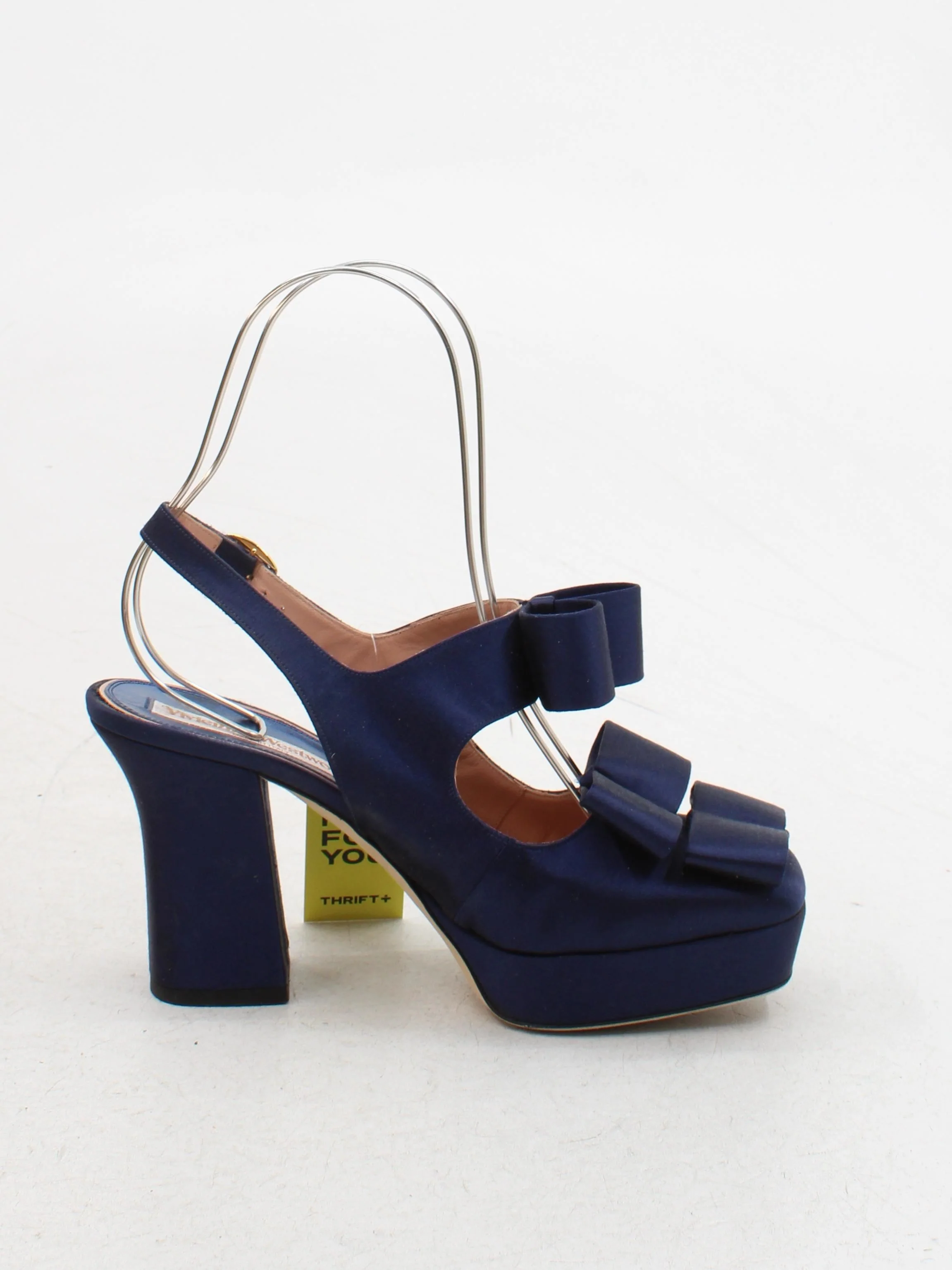 Vivienne Westwood Women's Heels UK 5 Blue 100% Polyester Platform - Image 5