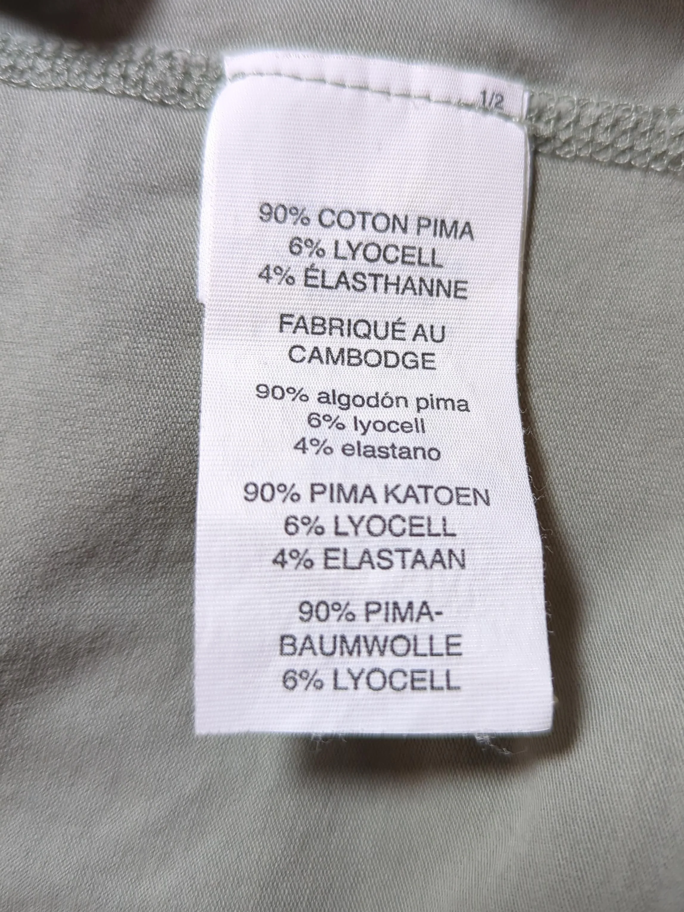 Vuori Men's T-Shirt Chest: 40 in Grey Cotton with Lyocell Modal, Elastane Basic - Image 6