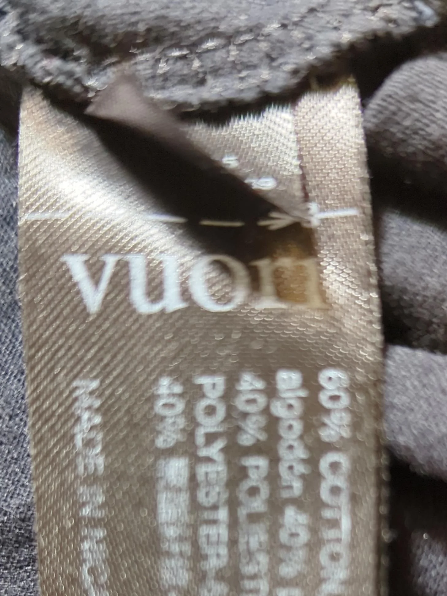 Vuori Men's T-Shirt L Black Cotton with Polyester Basic - Image 5