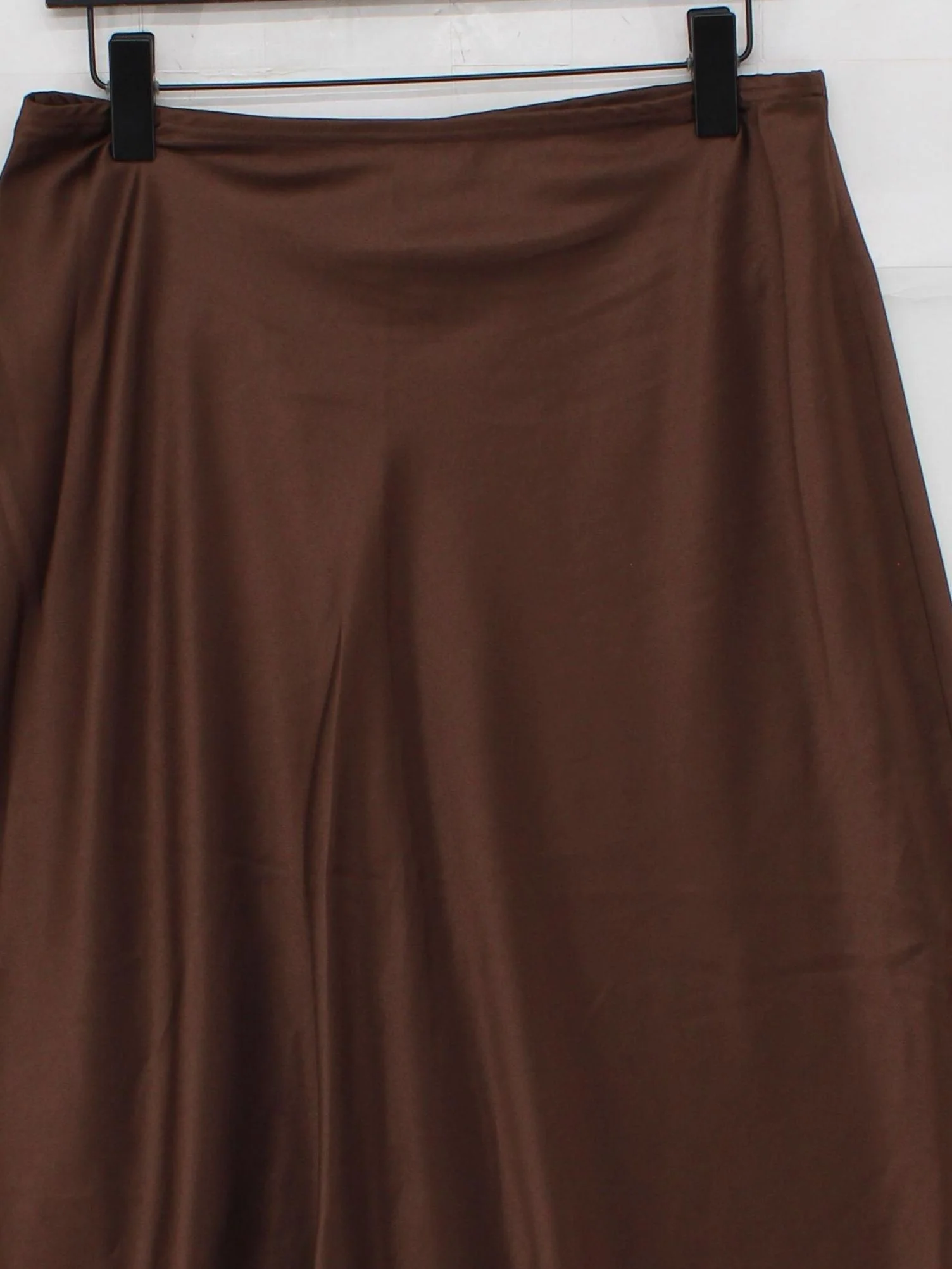 Vuori Women's Maxi Skirt M Brown 100% Polyester Long Maxi - Image 3
