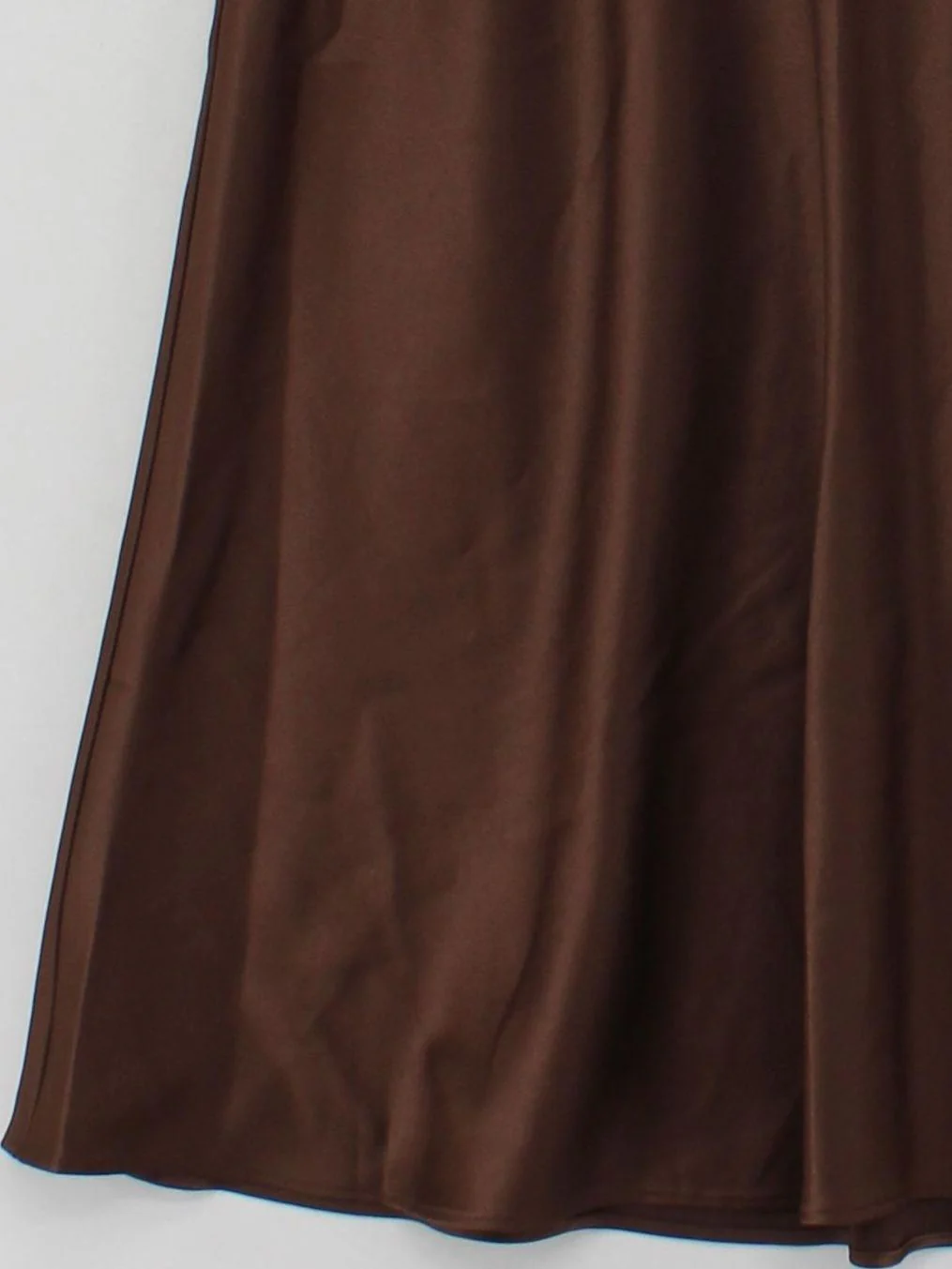 Vuori Women's Maxi Skirt M Brown 100% Polyester Long Maxi - Image 4