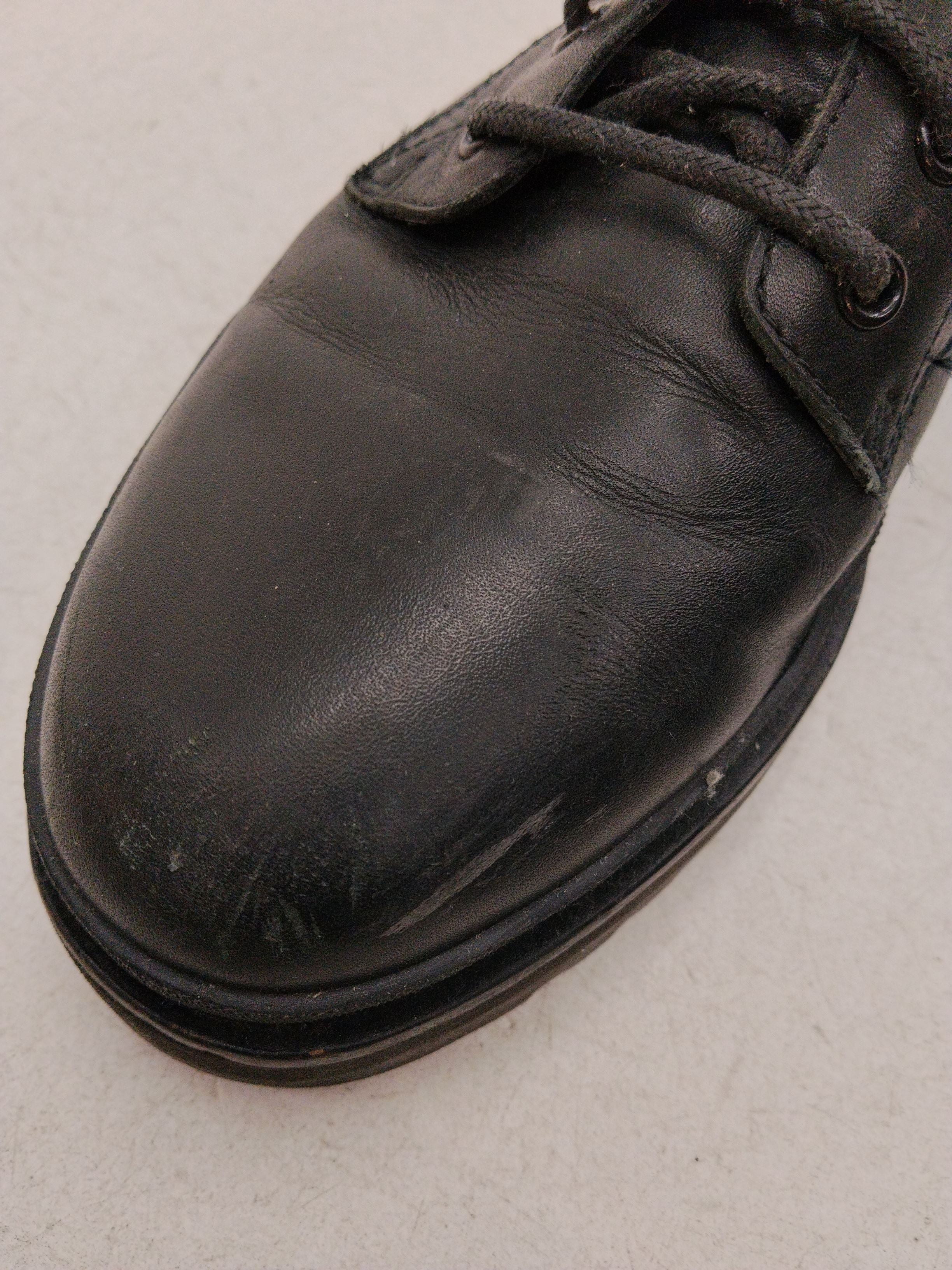 Walk London Women's Boots UK 6.5 Black 100% Leather Combat - Image 8