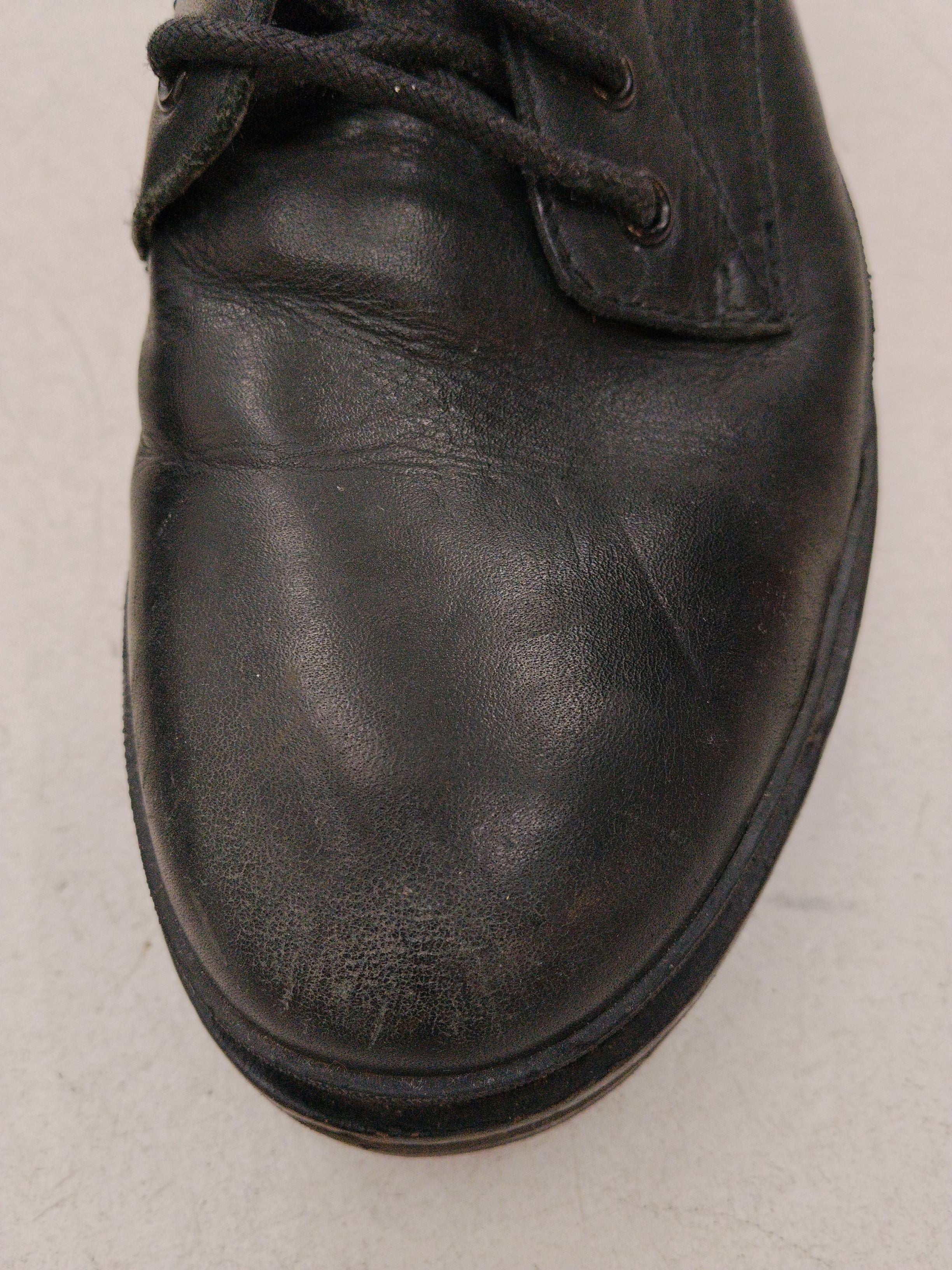 Walk London Women's Boots UK 6.5 Black 100% Leather Combat - Image 9