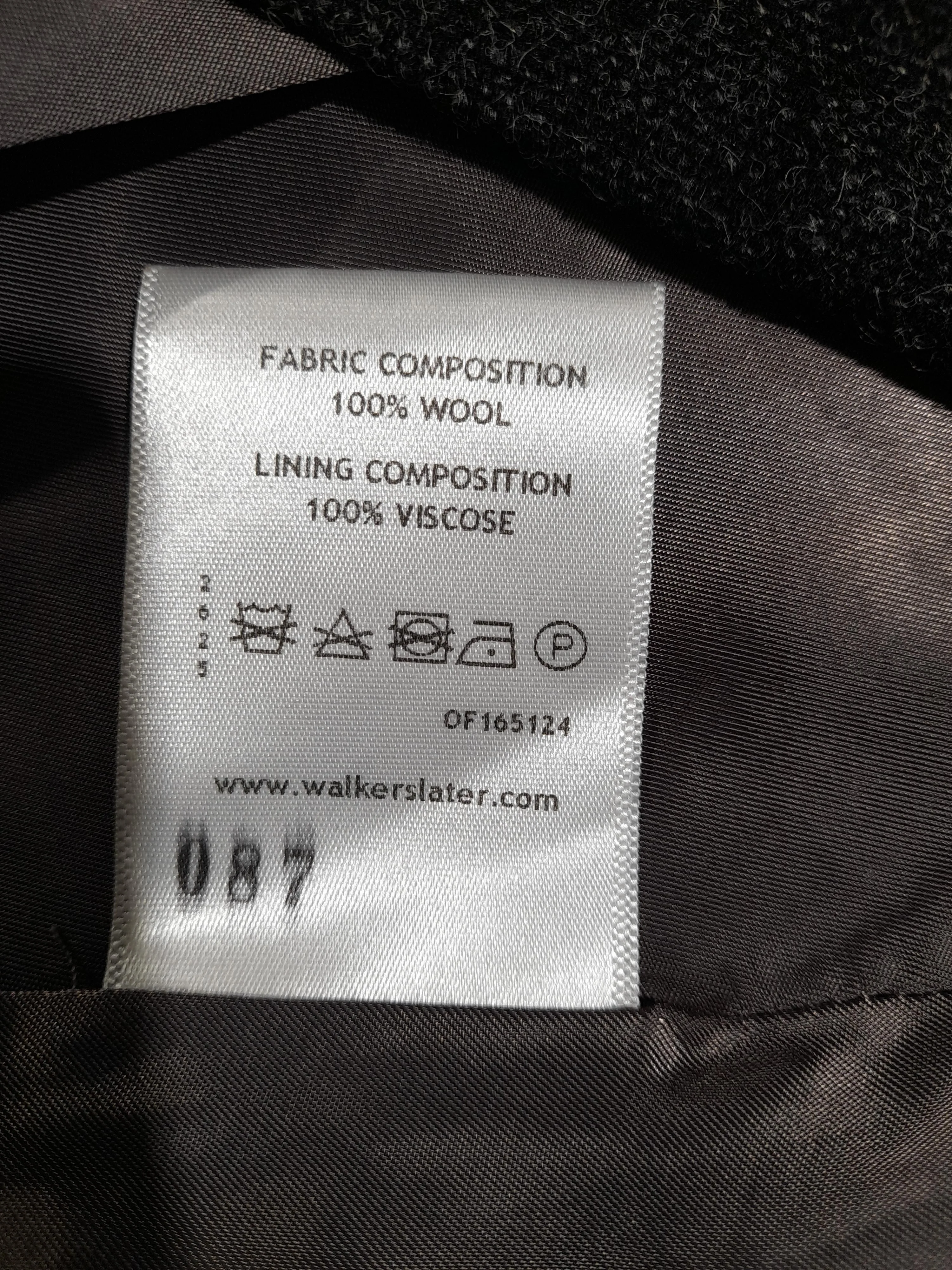 Walker Slater Women's Midi Skirt UK 10 Grey Wool with Viscose Midi Wrap - Image 6