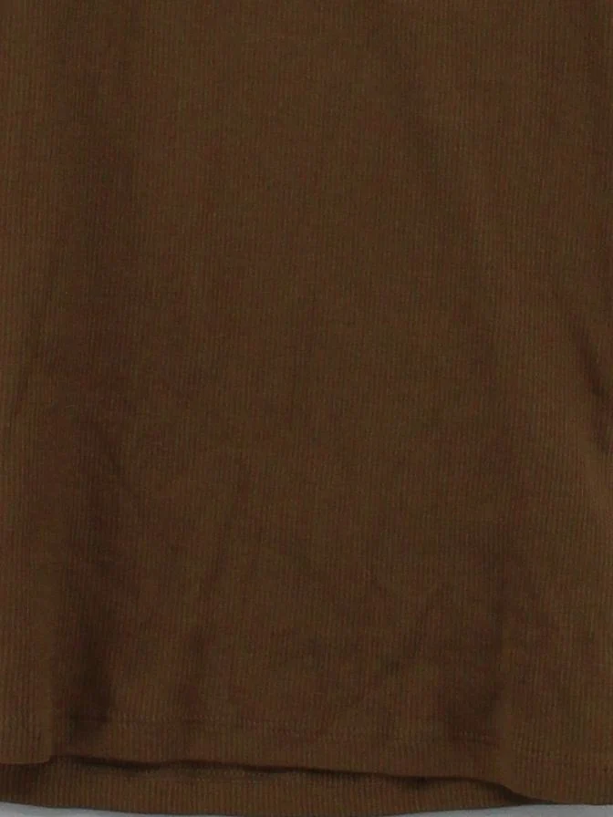 WARDROBE.NYC Women's T-Shirt M Tan 100% Cotton Sleeveless Round Neck Basic - Image 6