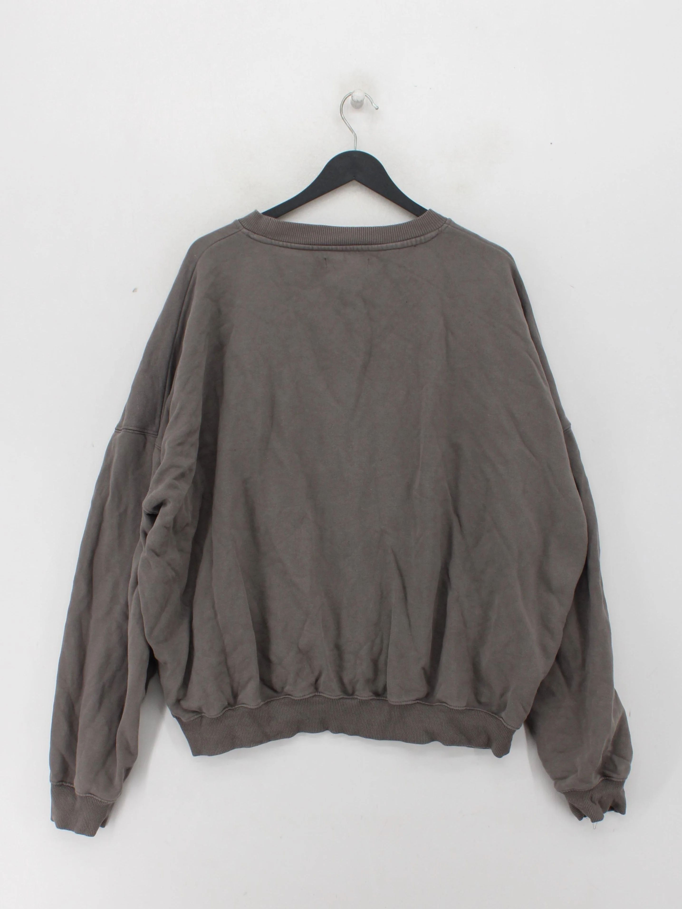 WAT.THE BRAND Women's Hoodie XL Grey 100% Cotton Pullover - Image 2