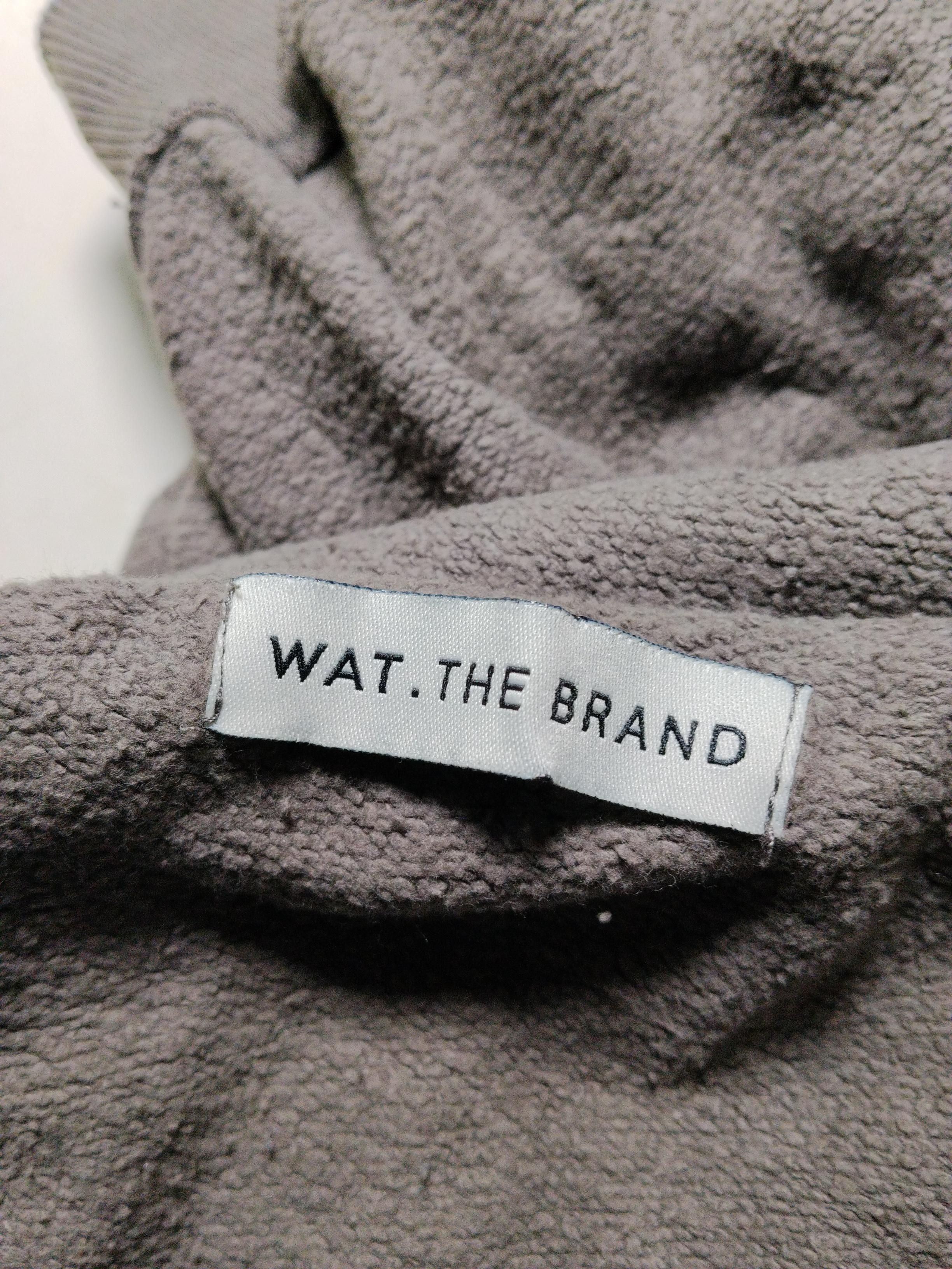 WAT.THE BRAND Women's Hoodie XL Grey 100% Cotton Pullover - Image 6