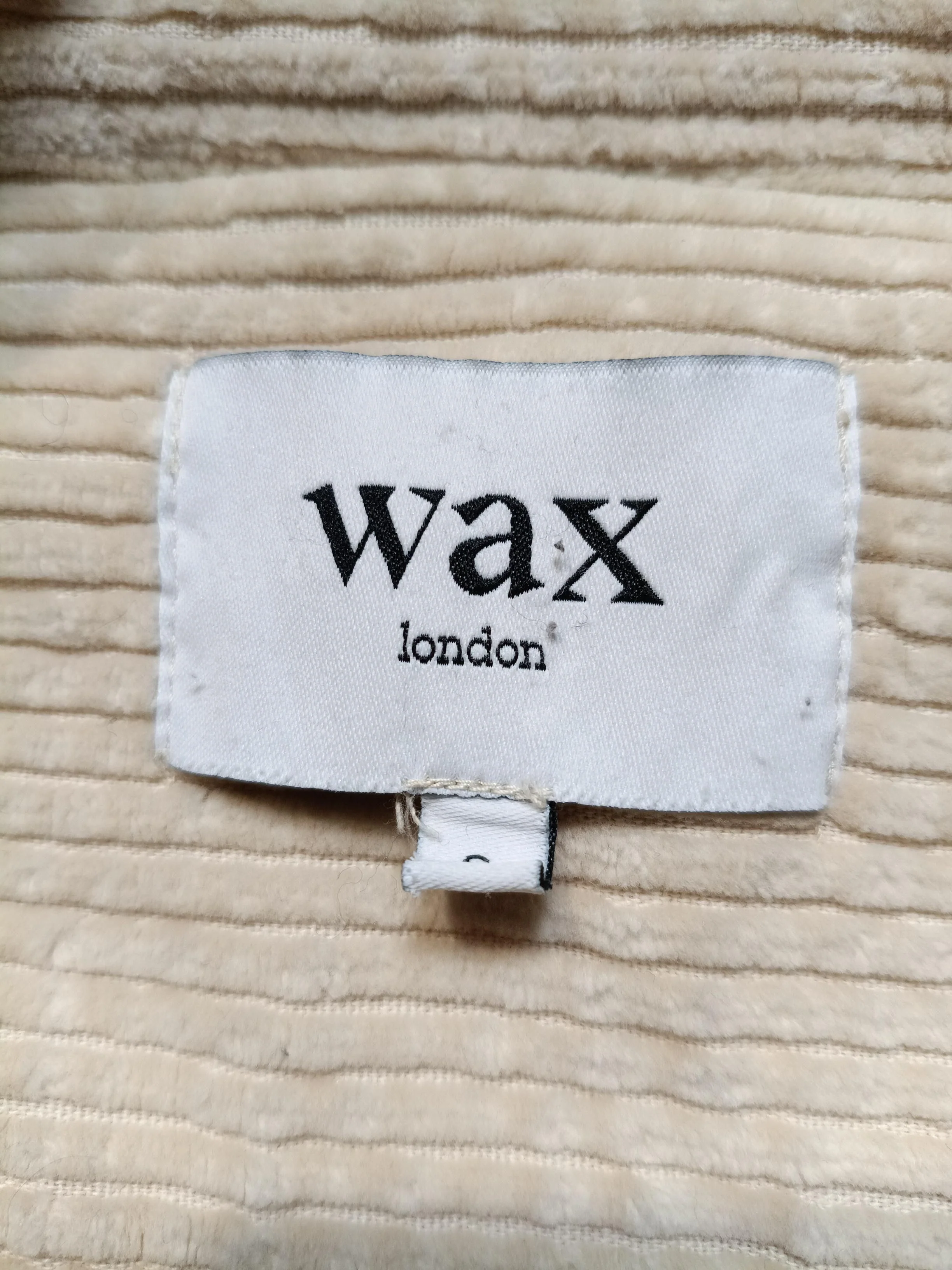 WAX London Men's Shirt S Cream Striped 100% Cotton Basic - Image 5