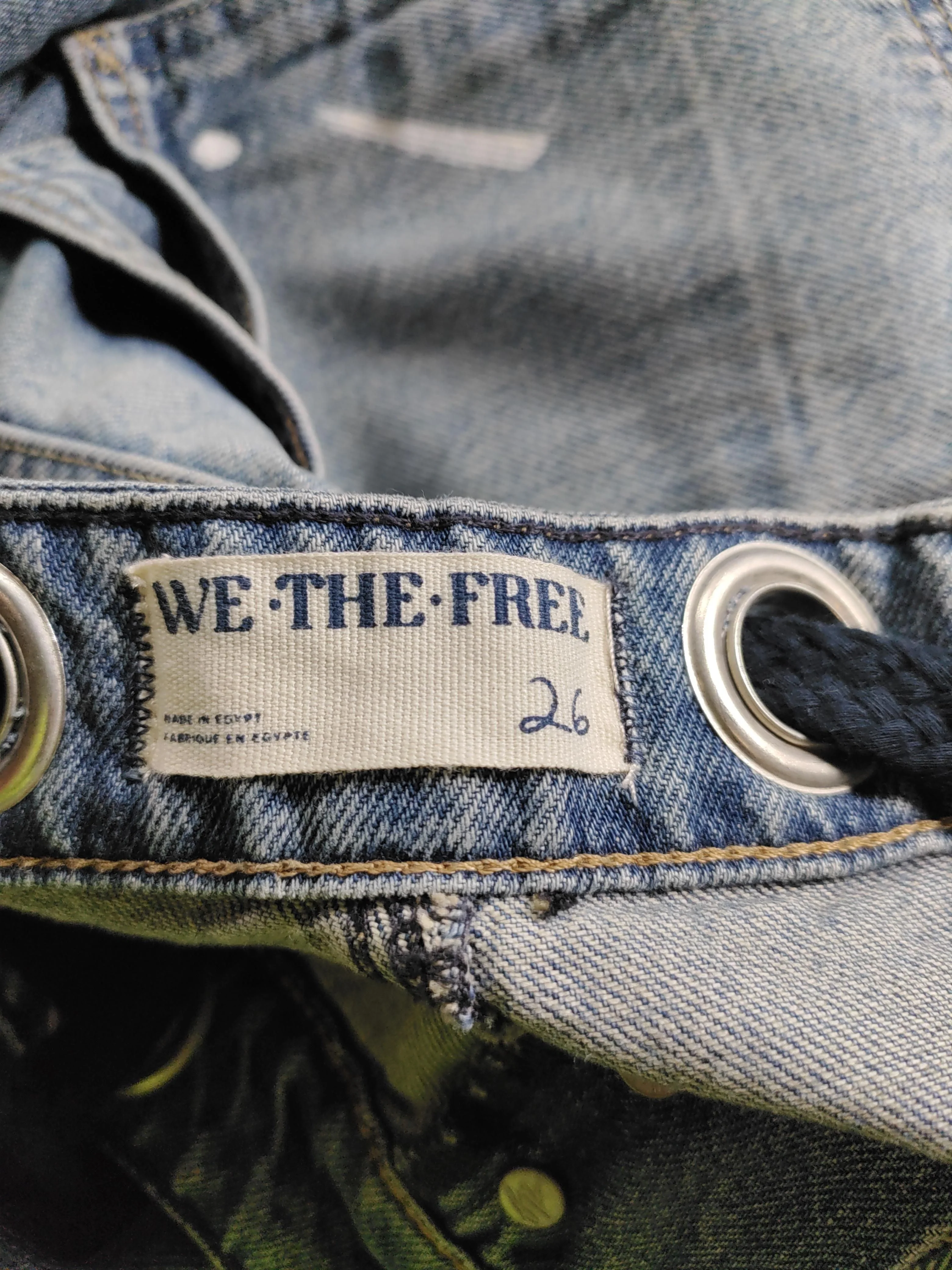 We The Free Men's Jeans W 26 in Blue 100% Cotton Straight - Image 5