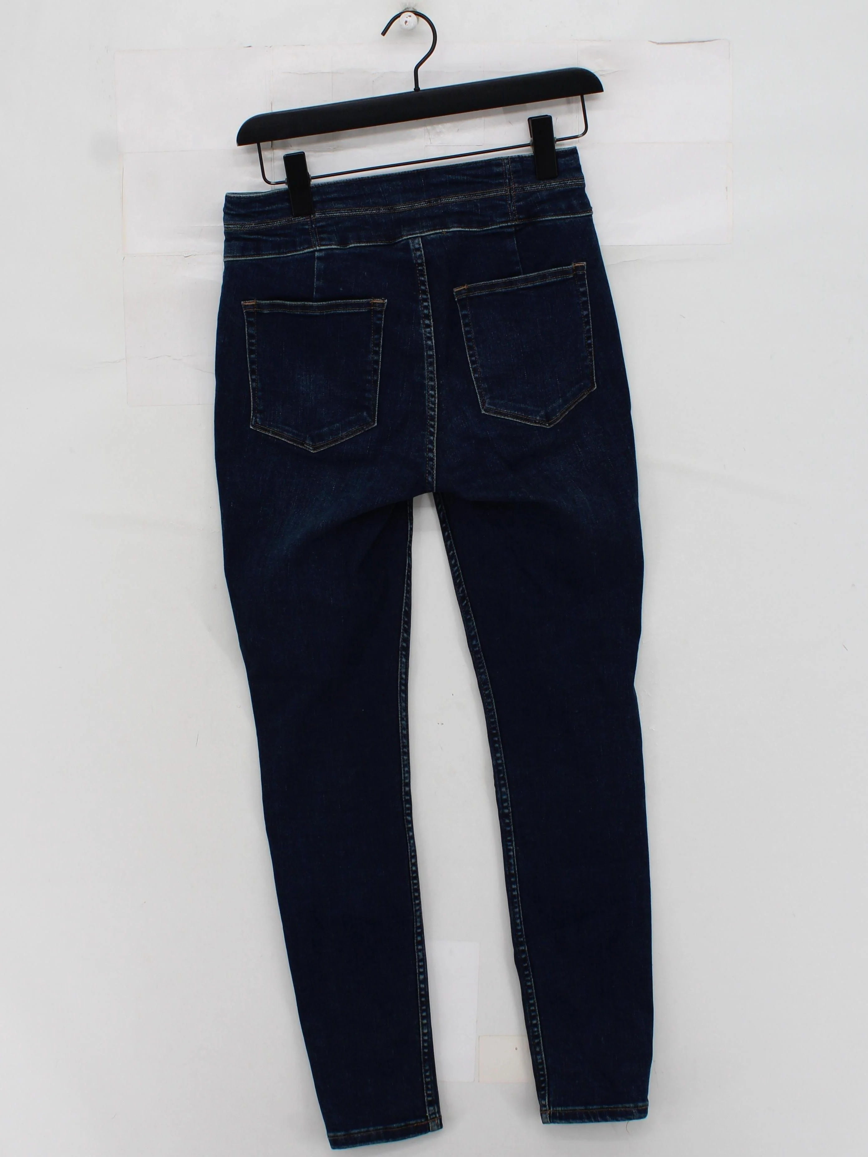 We The Free Women's Jeans UK 6 Blue Cotton with Polyester, Elastane Skinny - Image 2