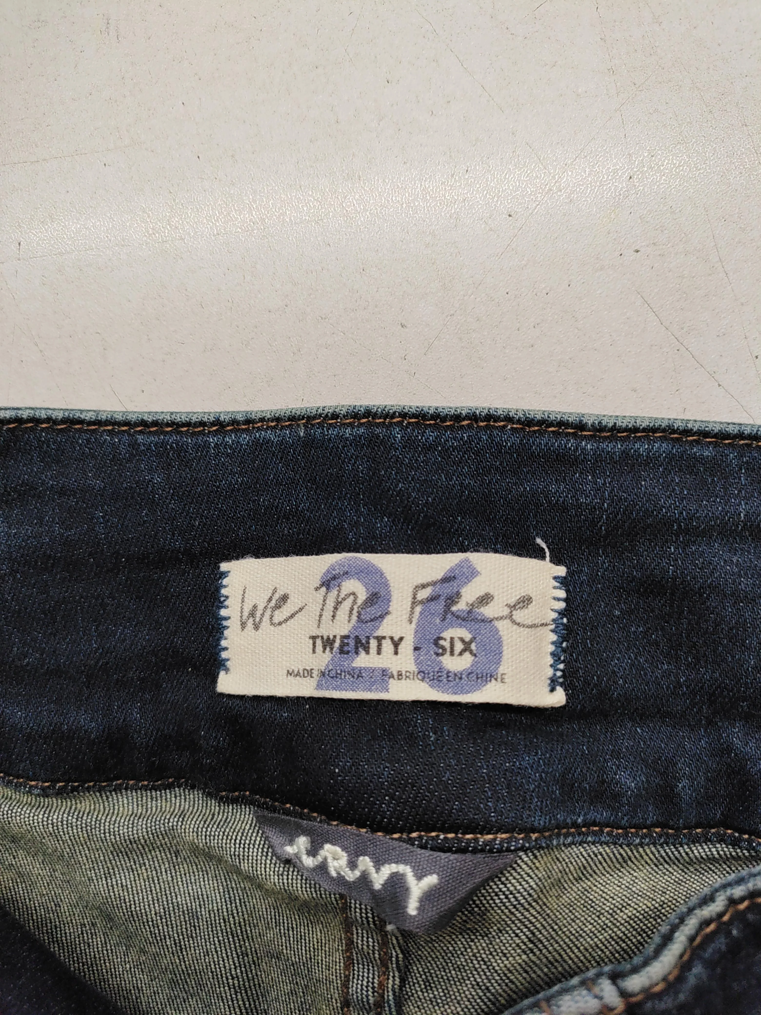 We The Free Women's Jeans UK 6 Blue Cotton with Polyester, Elastane Skinny - Image 5