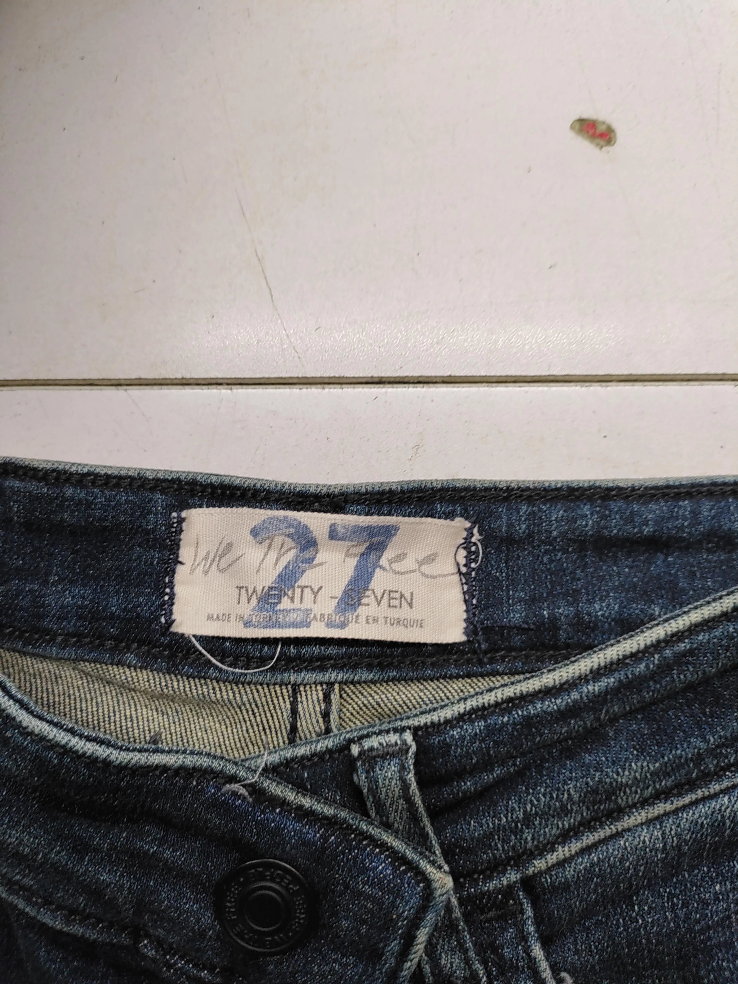 We The Free Women's Jeans W 27 in Blue Cotton with Polyester, Elastane Skinny - Image 6