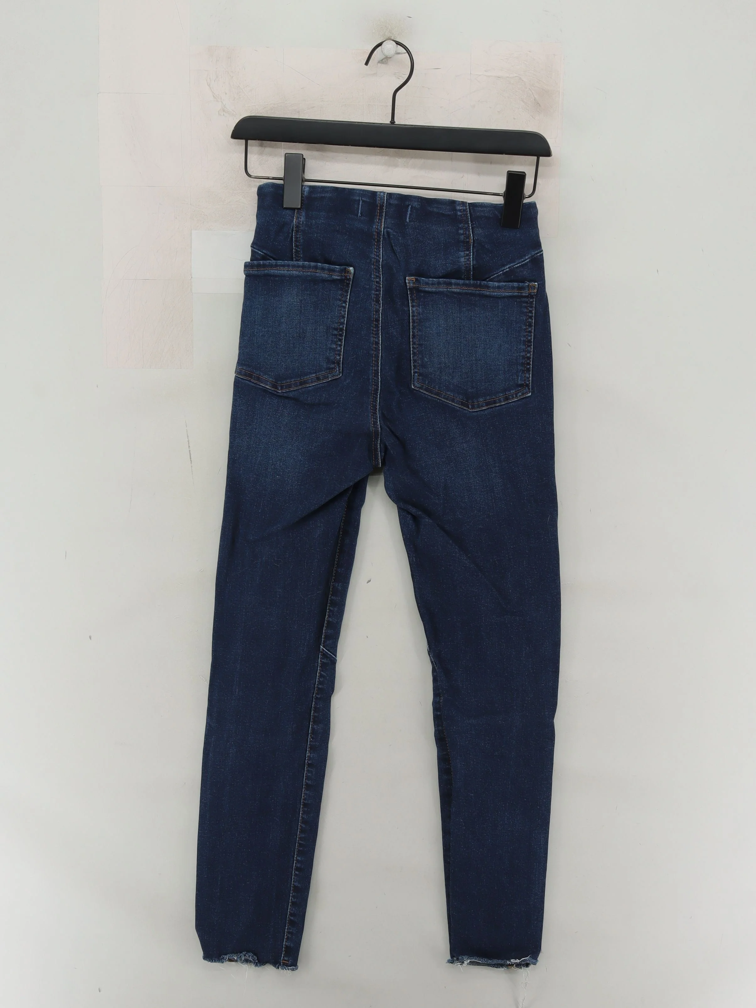 We The Free Women's Jeans W 28 in Blue Cotton with Elastane Skinny - Image 2