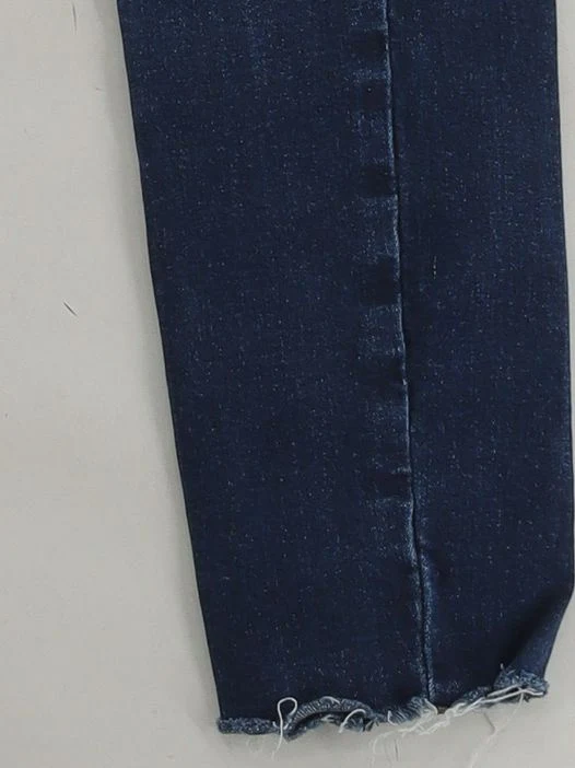 We The Free Women's Jeans W 28 in Blue Cotton with Elastane Skinny - Image 4
