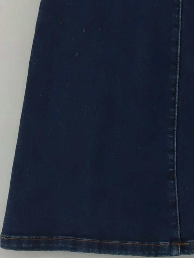 We The Free Women's Jeans W 28 in Blue Cotton with Polyester, Elastane Flared - Image 4
