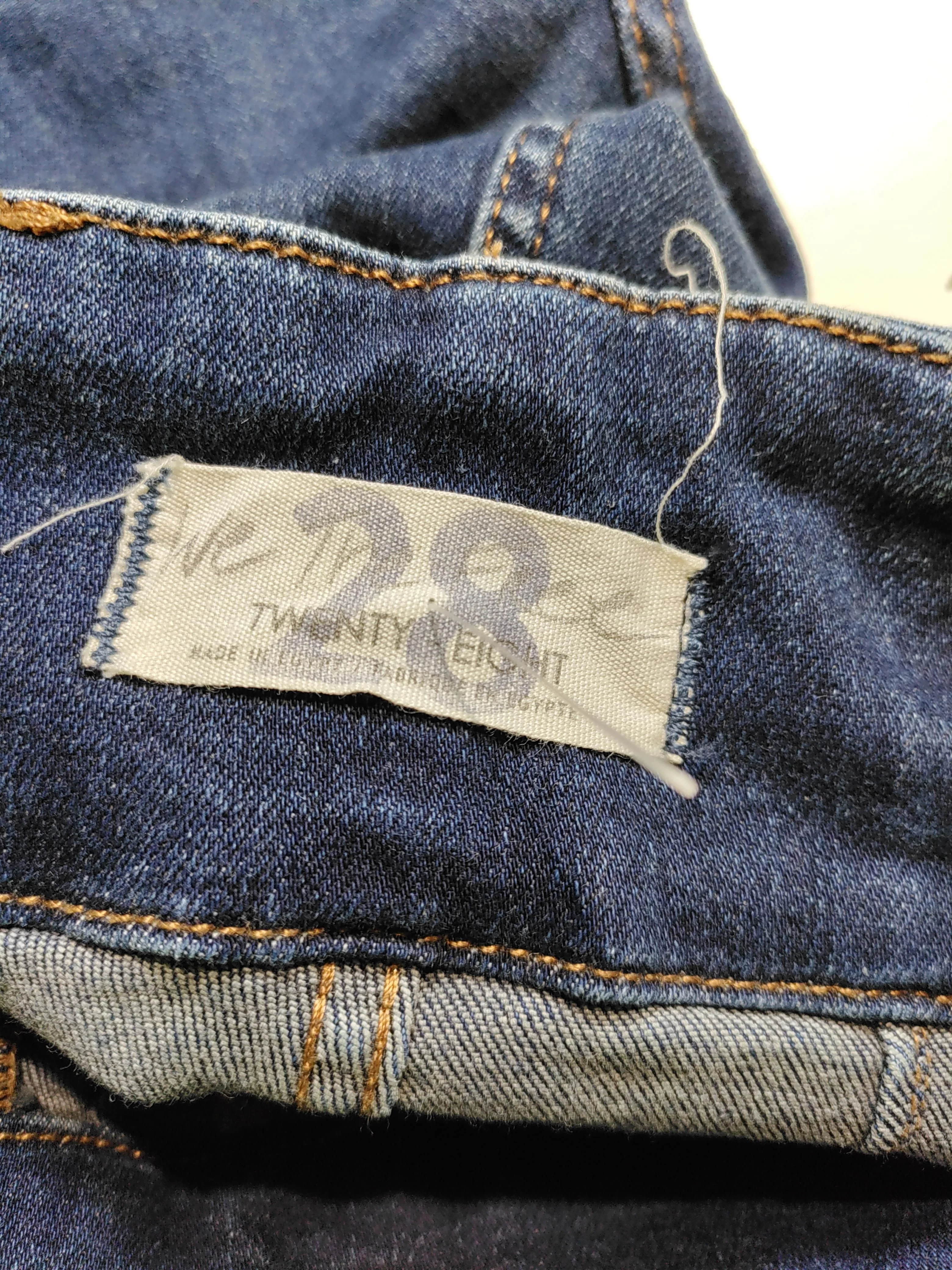 We The Free Women's Jeans W 28 in Blue Cotton with Polyester, Elastane Flared - Image 5