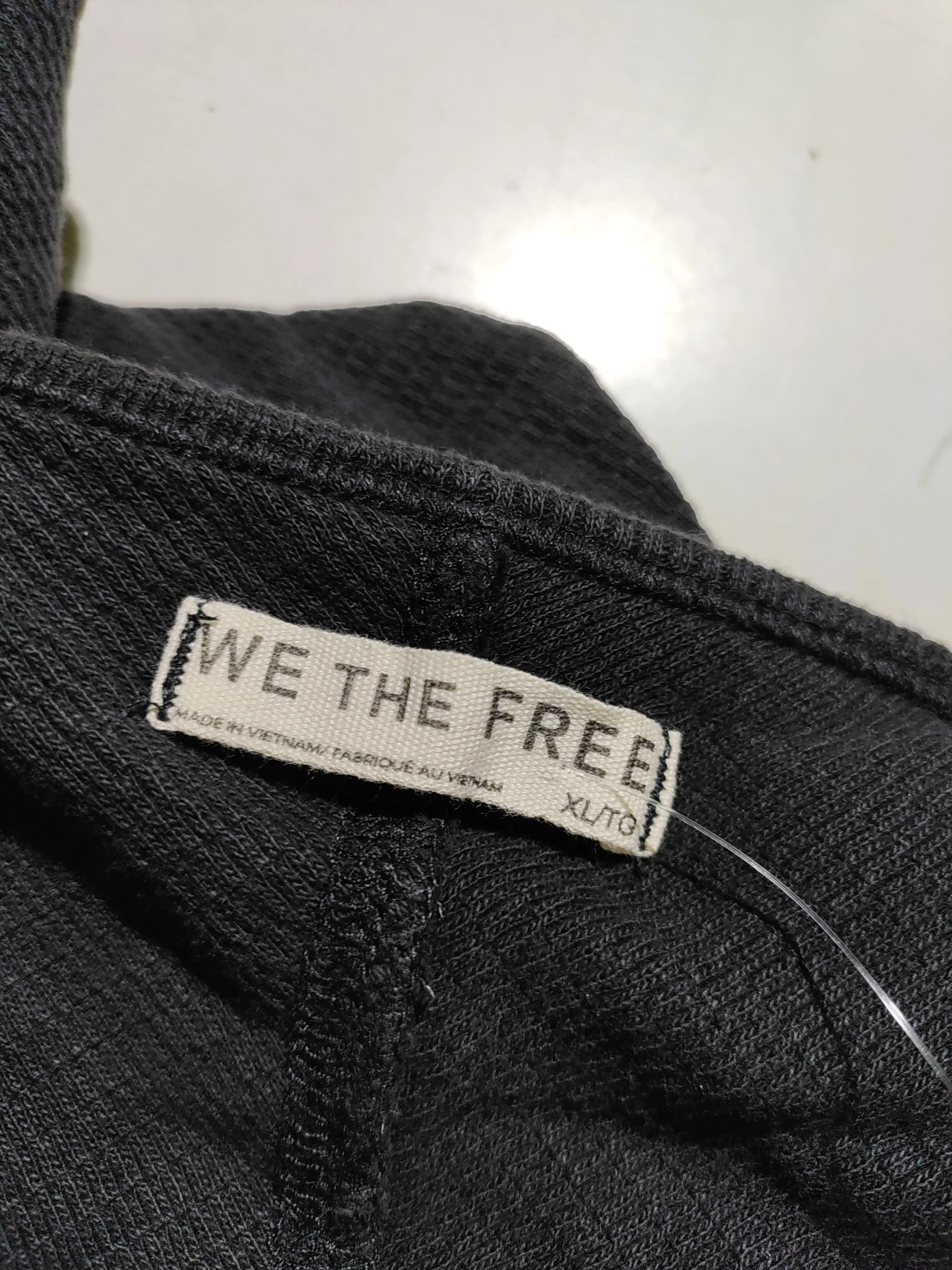 We The Free Women's Jumper XL Black Cotton with Elastane Round Neck Pullover - Image 5