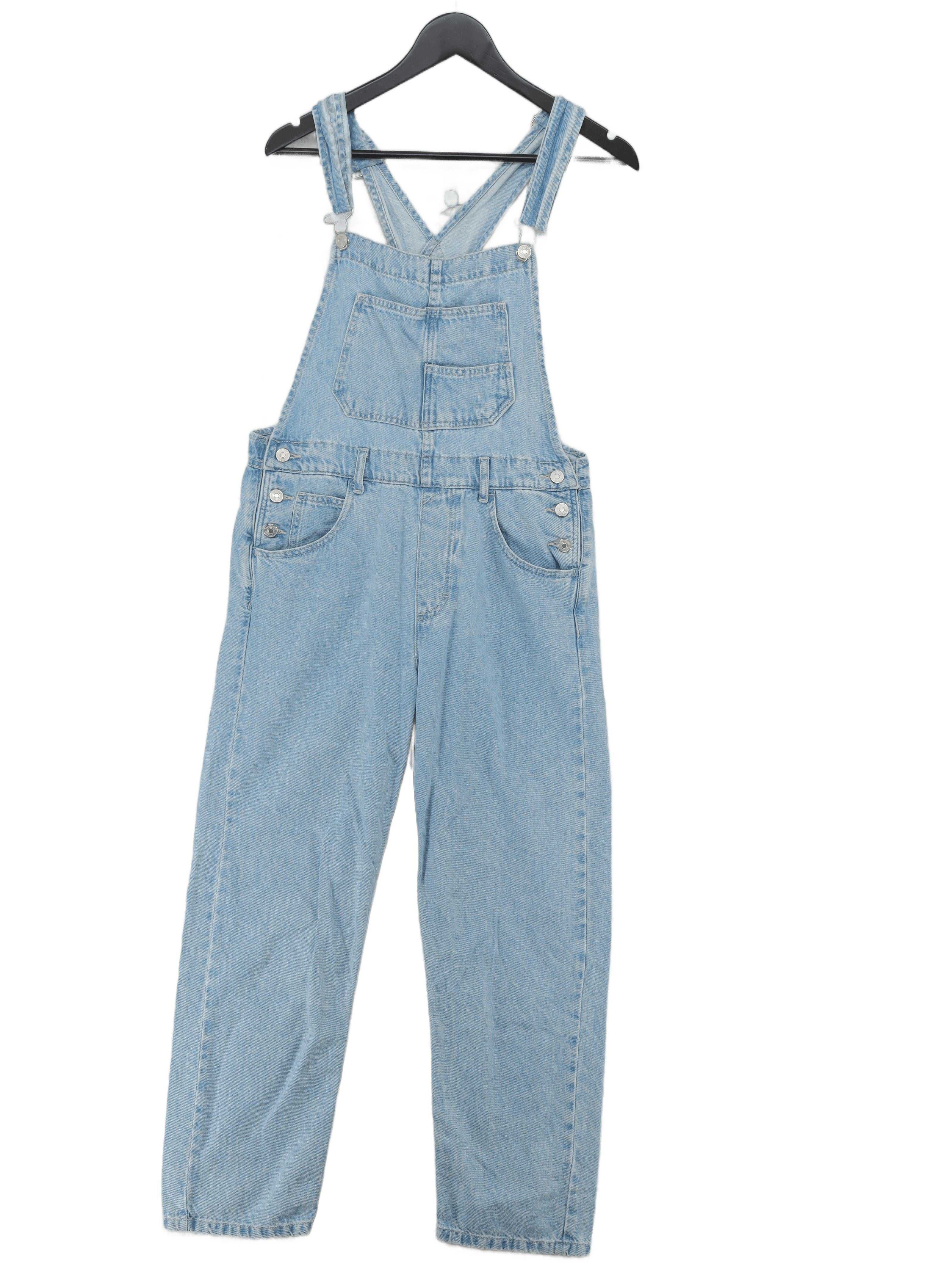 We The Free Women's Jumpsuit S Blue 100% Cotton Straight Jumpsuit