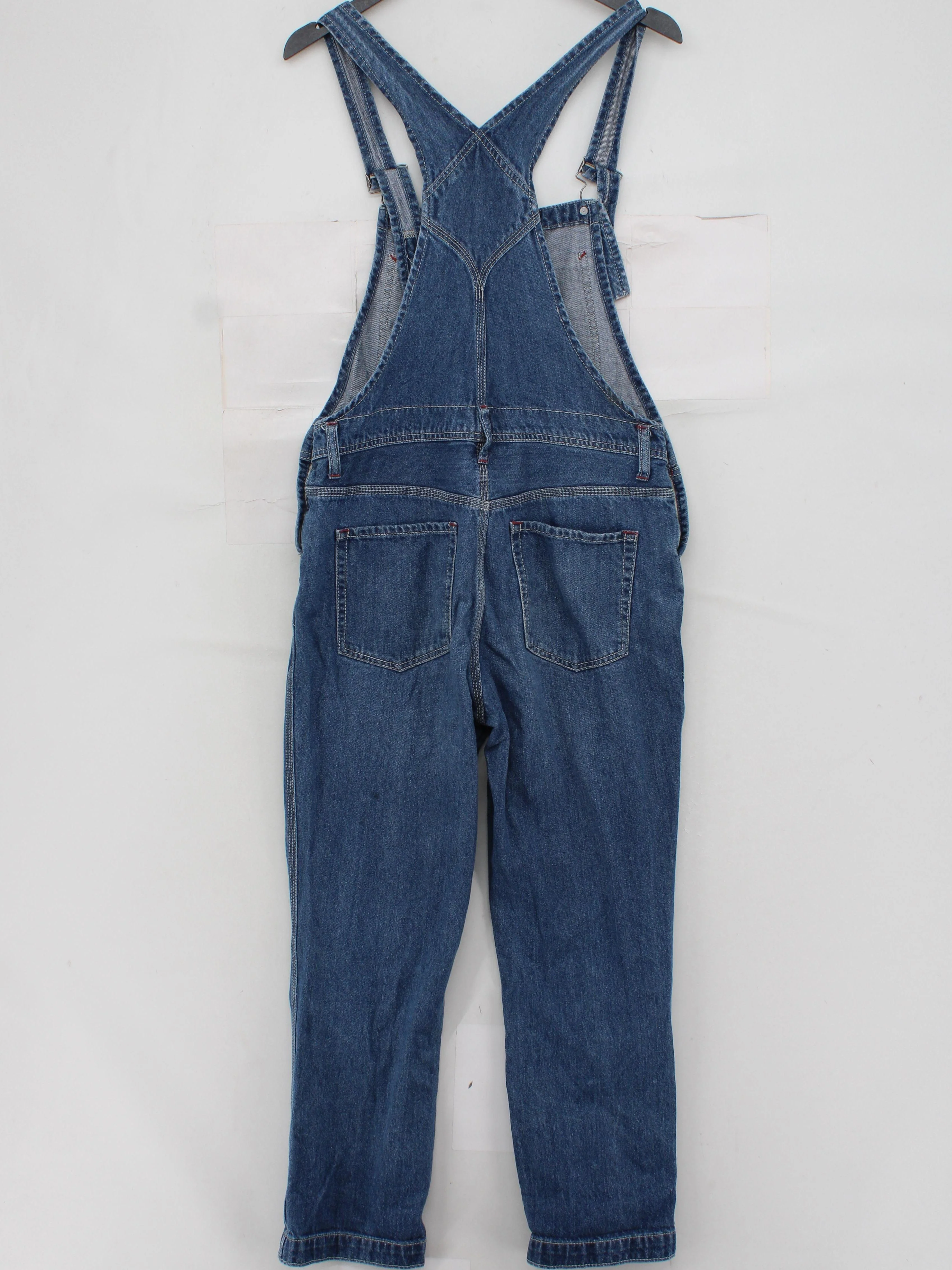 We The Free Women's Jumpsuit W 27 in Blue 100% Cotton Straight Jumpsuit - Image 2