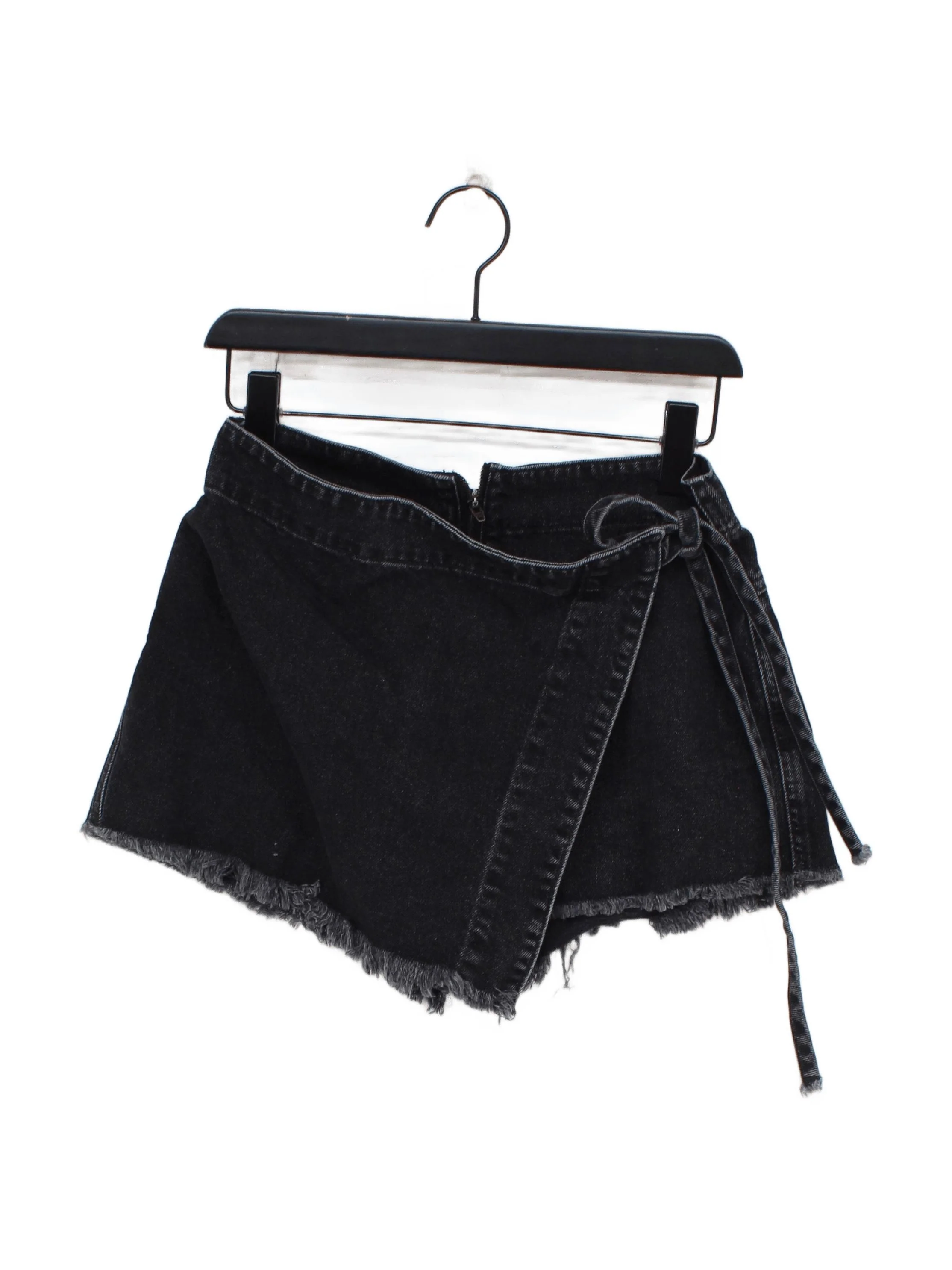 We The Free Women's Midi Skirt S Black 100% Cotton Midi Skort