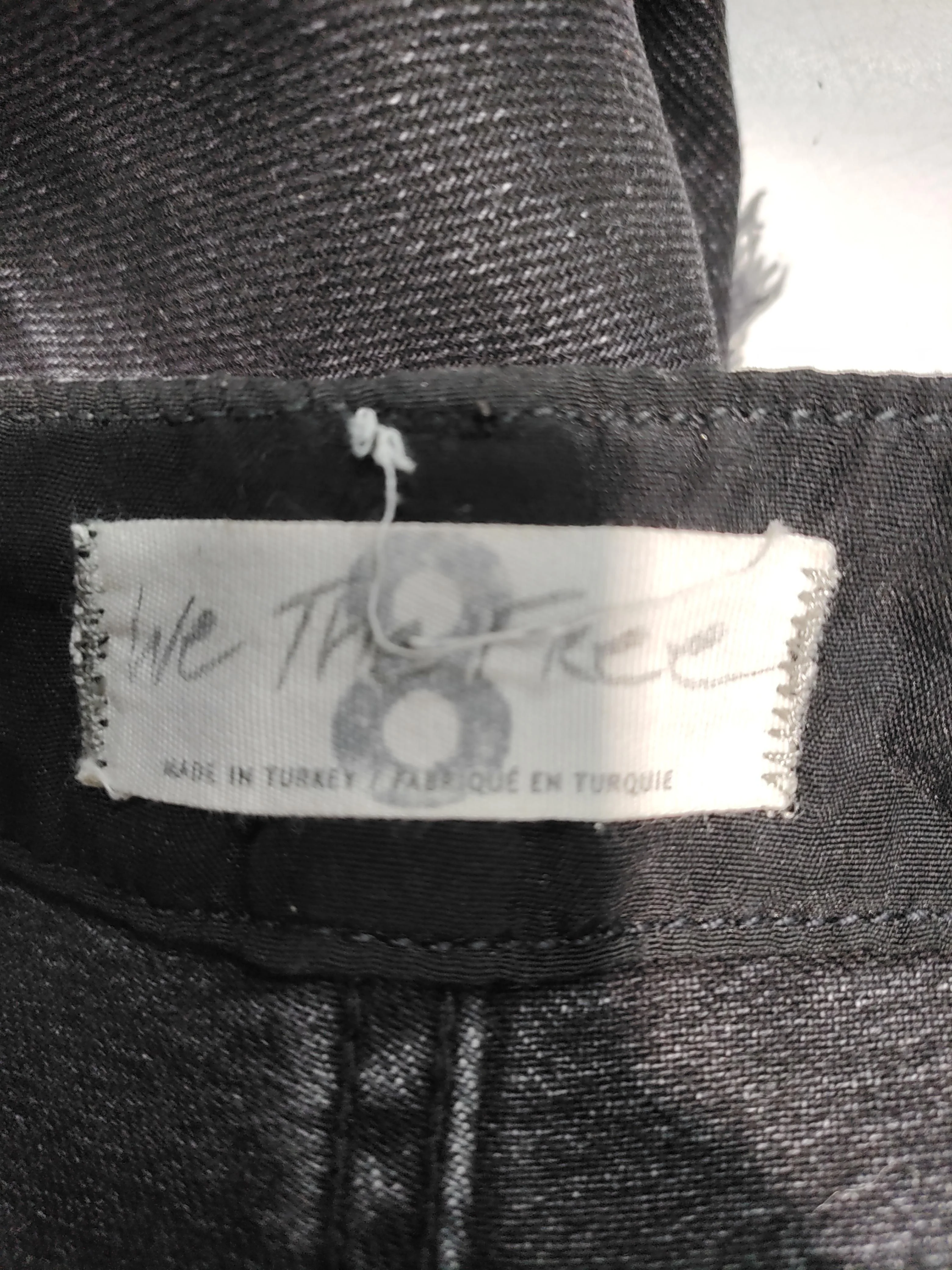 We The Free Women's Midi Skirt S Black 100% Cotton Midi Skort - Image 5