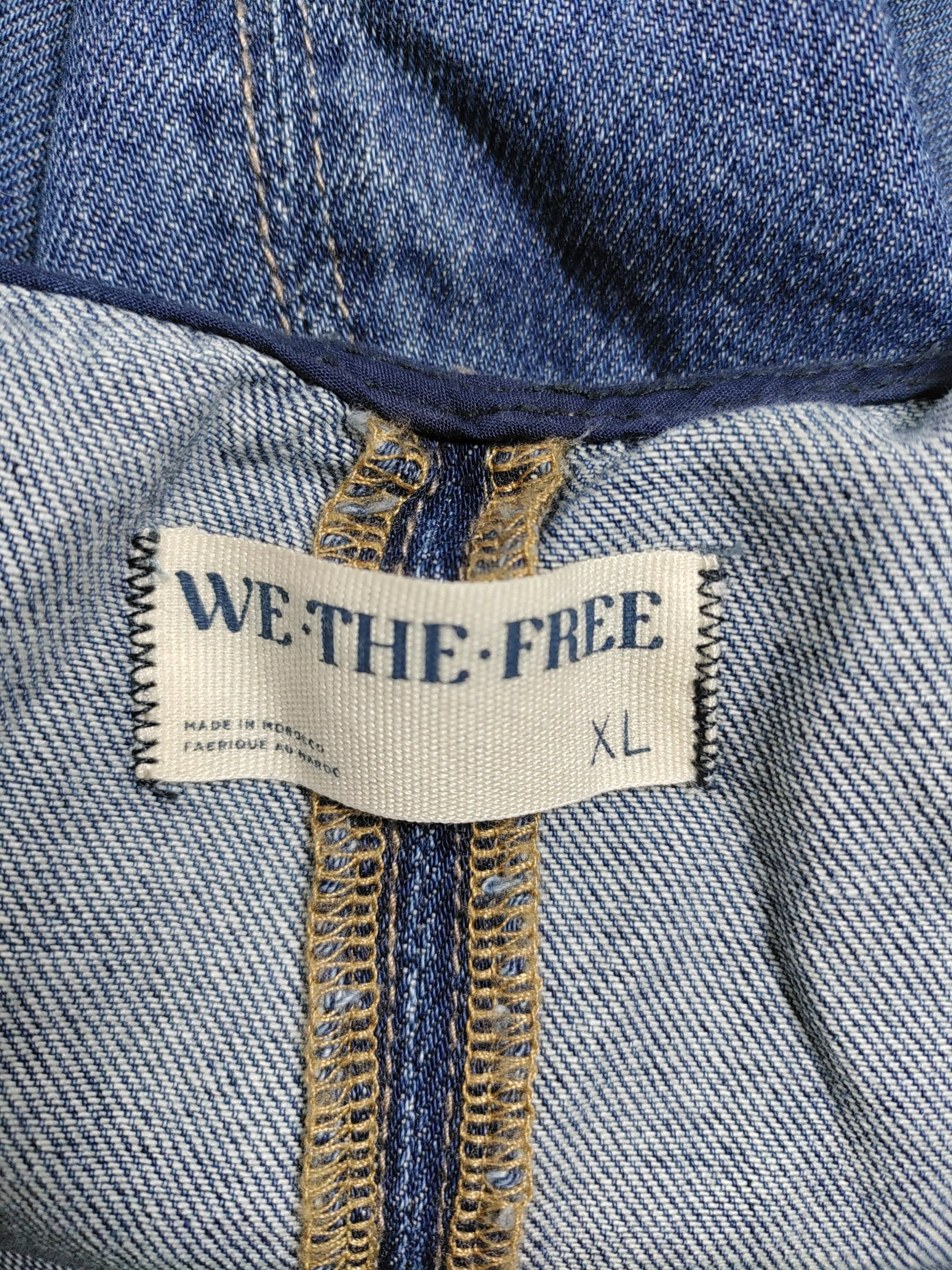 We The Free Women's Playsuit XL Blue 100% Cotton Playsuit - Image 5