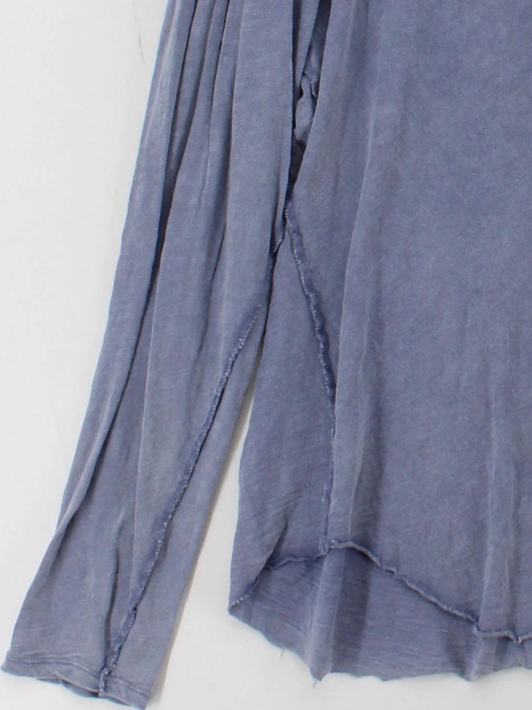 We The Free Women's T-Shirt L Blue 100% Cotton Short Sleeve Round Neck Basic - Image 4