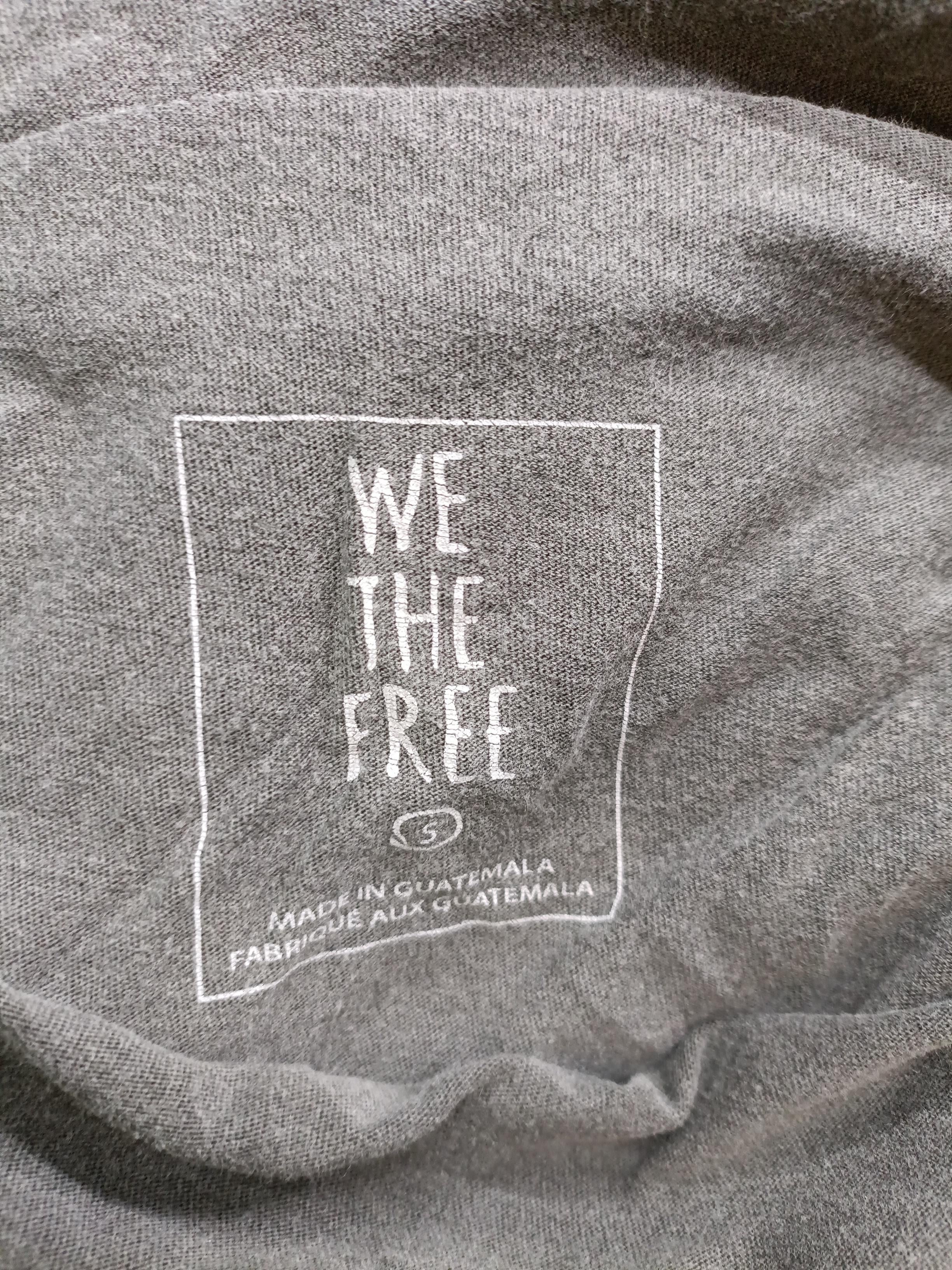 We The Free Women's Top S Grey 100% Cotton Long Sleeve Roll Neck Basic - Image 5