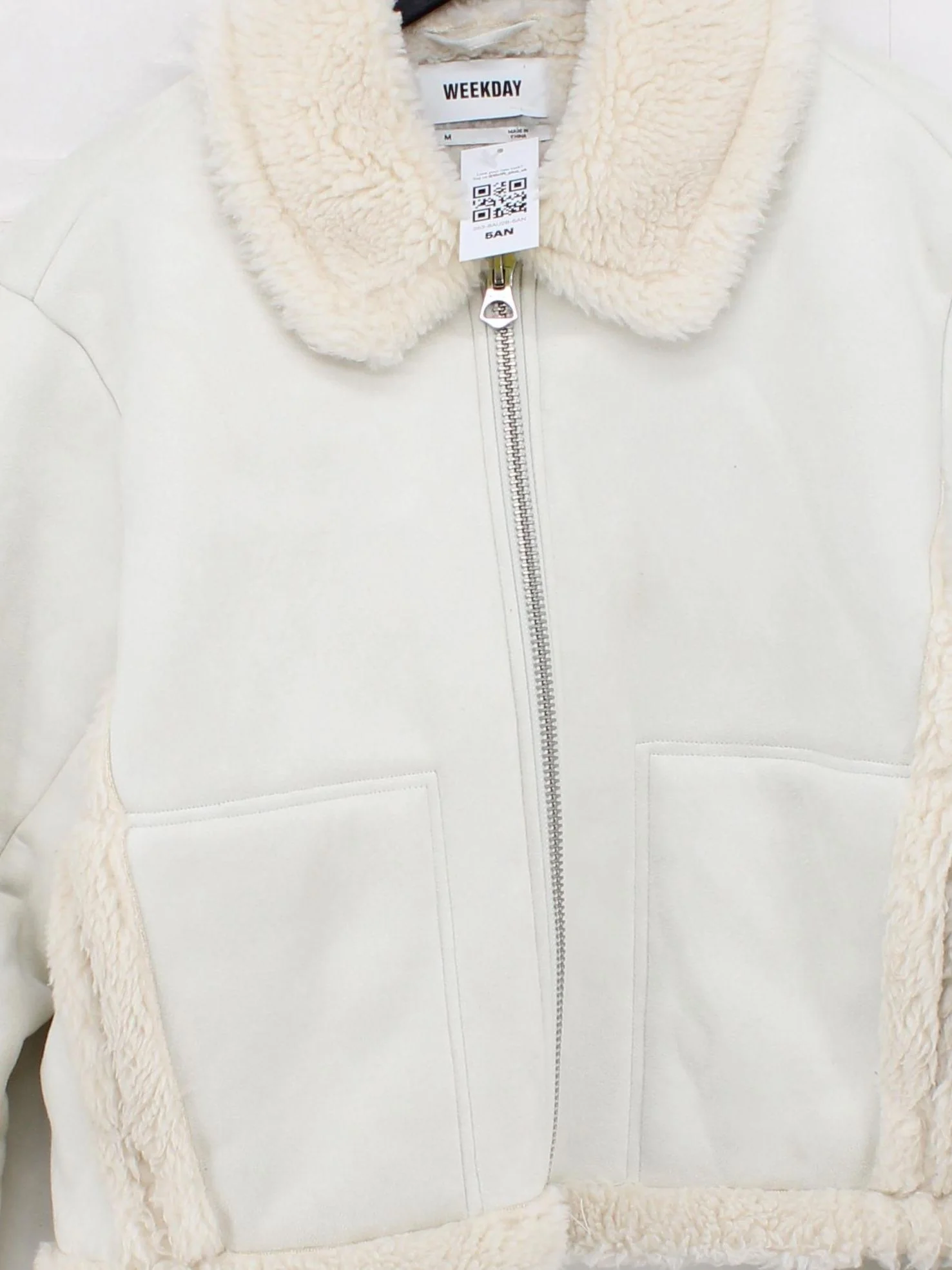 Weekday Bomber Jacket jacket cream - Image 3