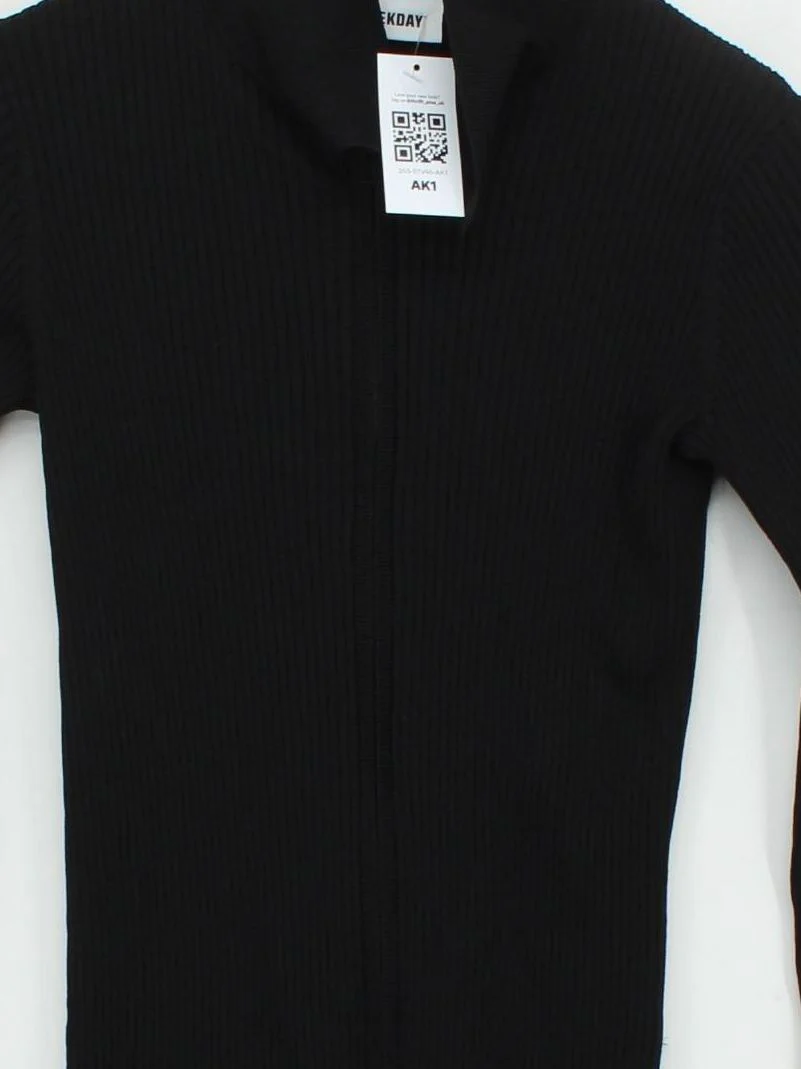 Weekday Jumper Midi Dress XS in Black - Image 3
