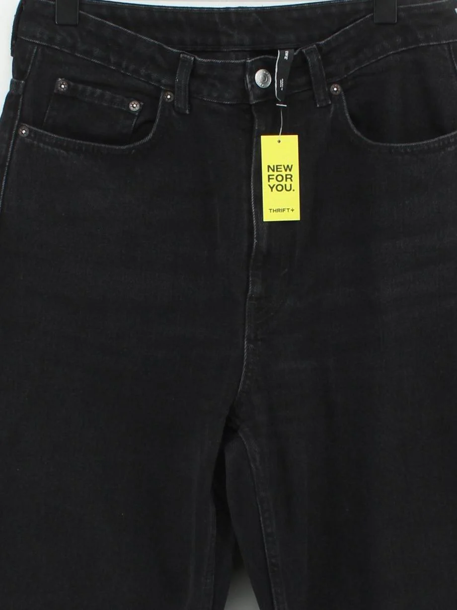 Weekday Men's Jeans L Black 100% Cotton Straight - Image 3