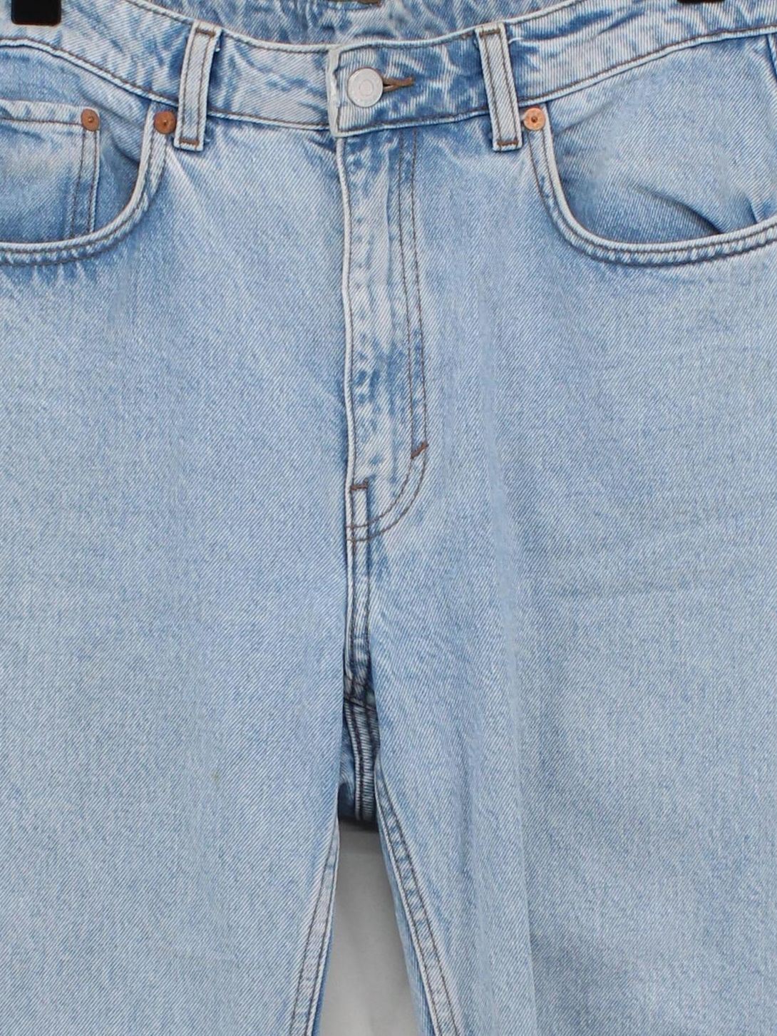 Weekday Men's Jeans M Blue 100% Cotton Straight - Image 3