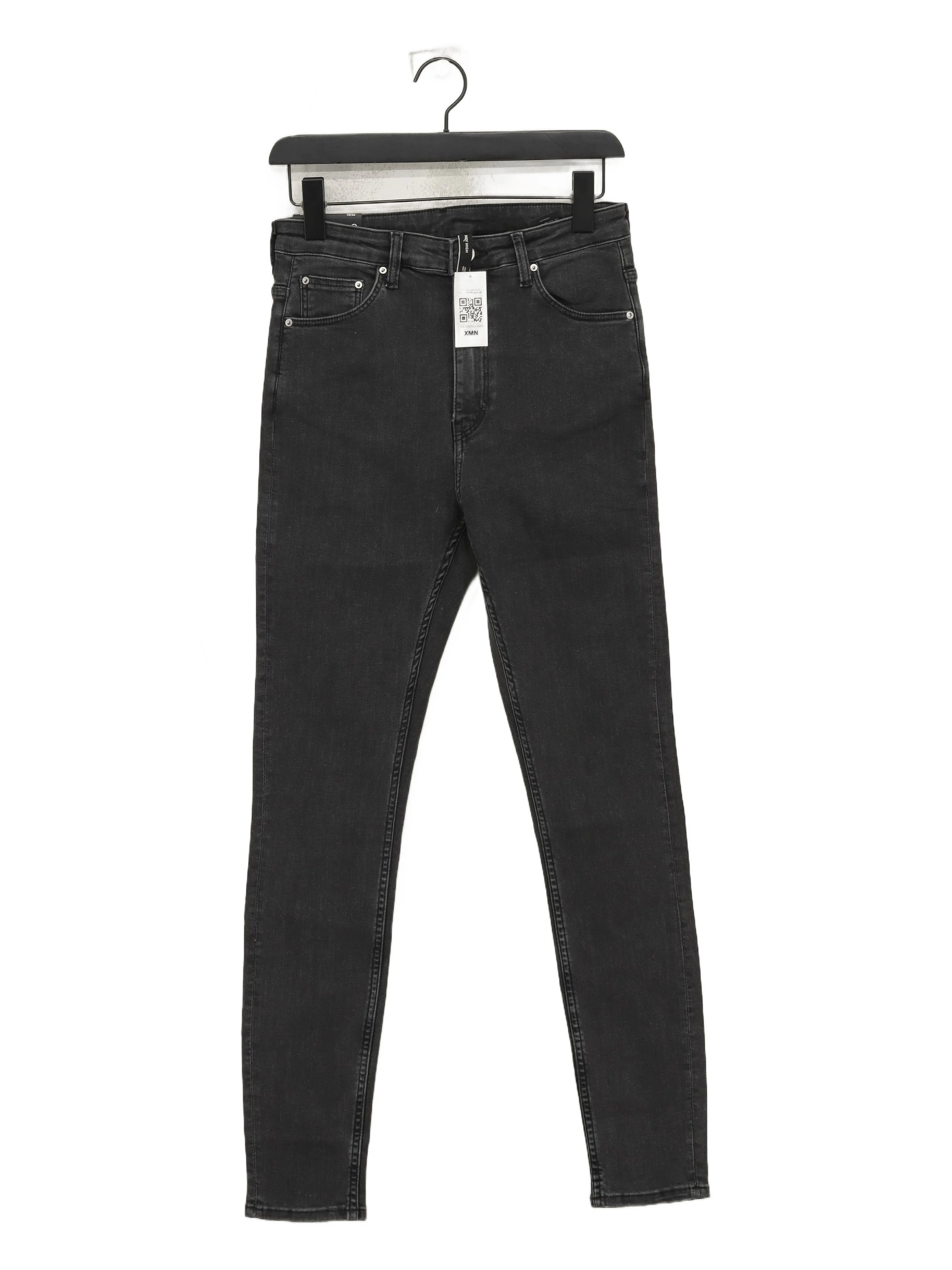 Weekday Men's Jeans W 30 in; L 30 in Grey Cotton with Elastane Skinny