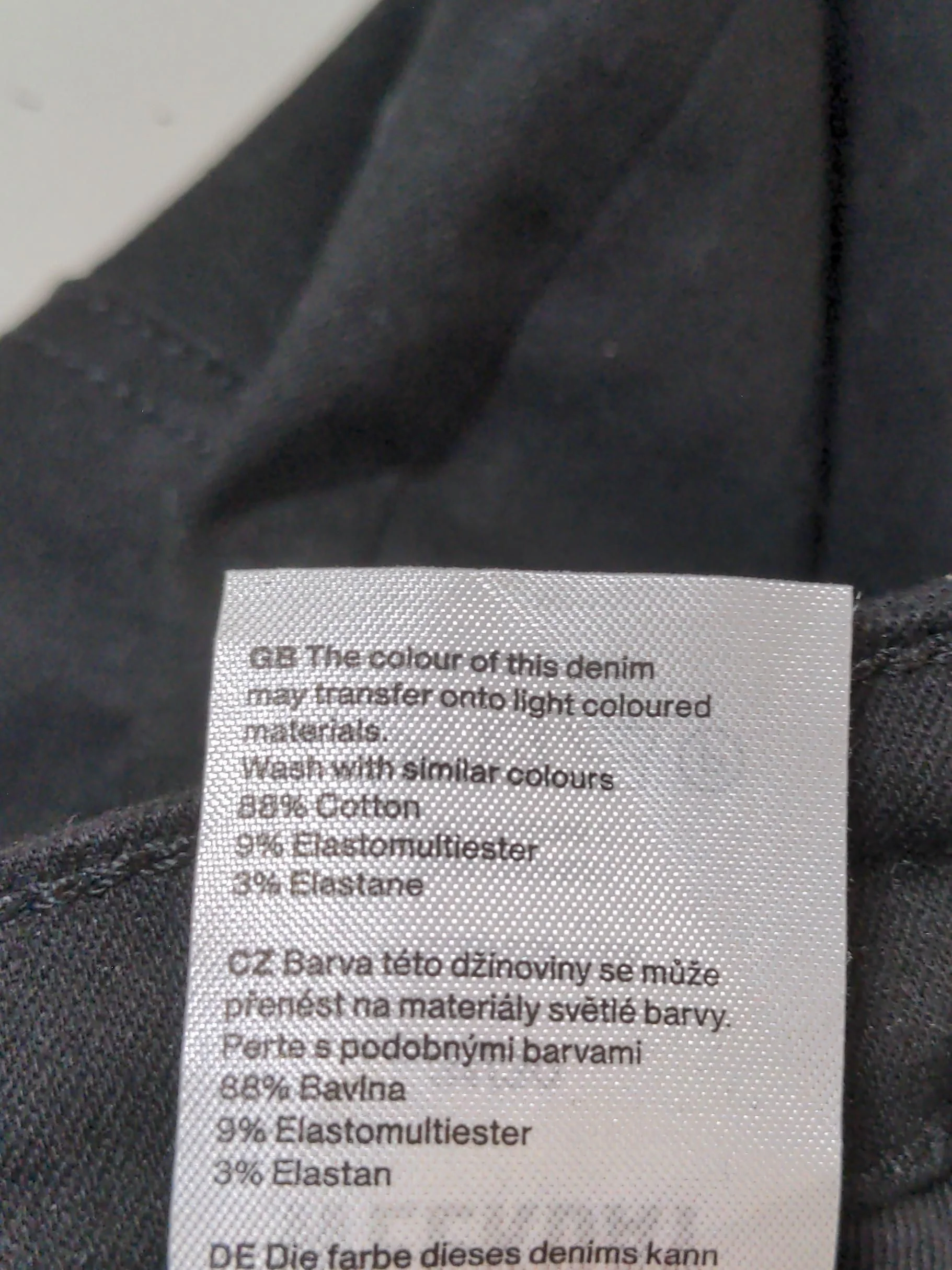 Weekday Men's Jeans W 31 in; L 30 in Black Cotton with Elastane Skinny - Image 6