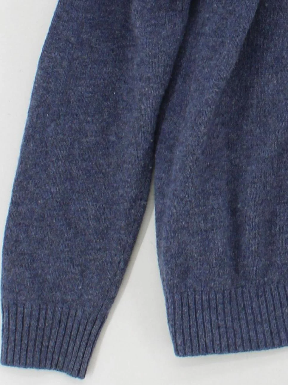Weekday Men's Jumper S Blue 100% Wool Crew Neck Pullover - Image 4