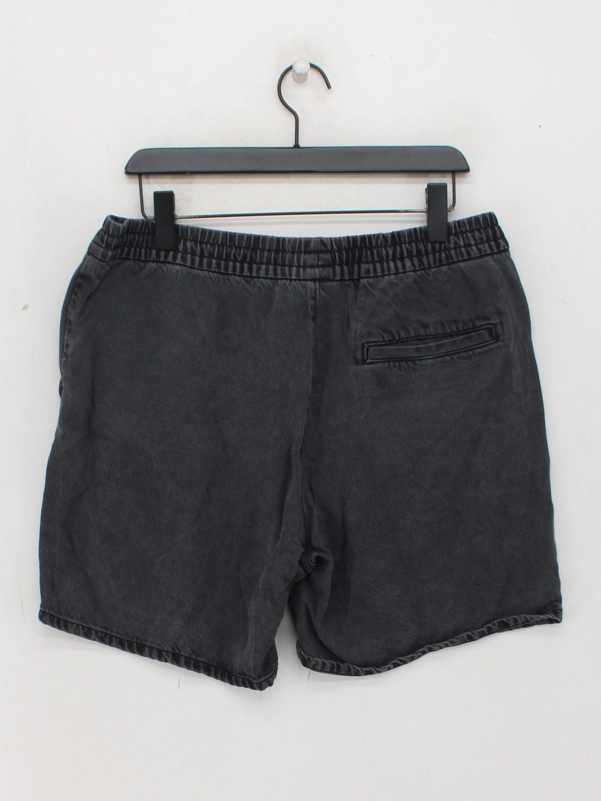 Weekday Men's Shorts L Grey Lyocell Modal with Cotton Sweat - Image 2