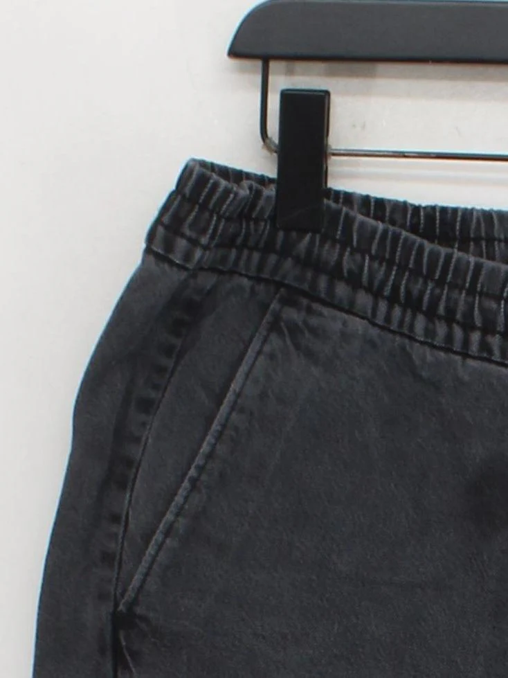 Weekday Men's Shorts L Grey Lyocell Modal with Cotton Sweat - Image 4