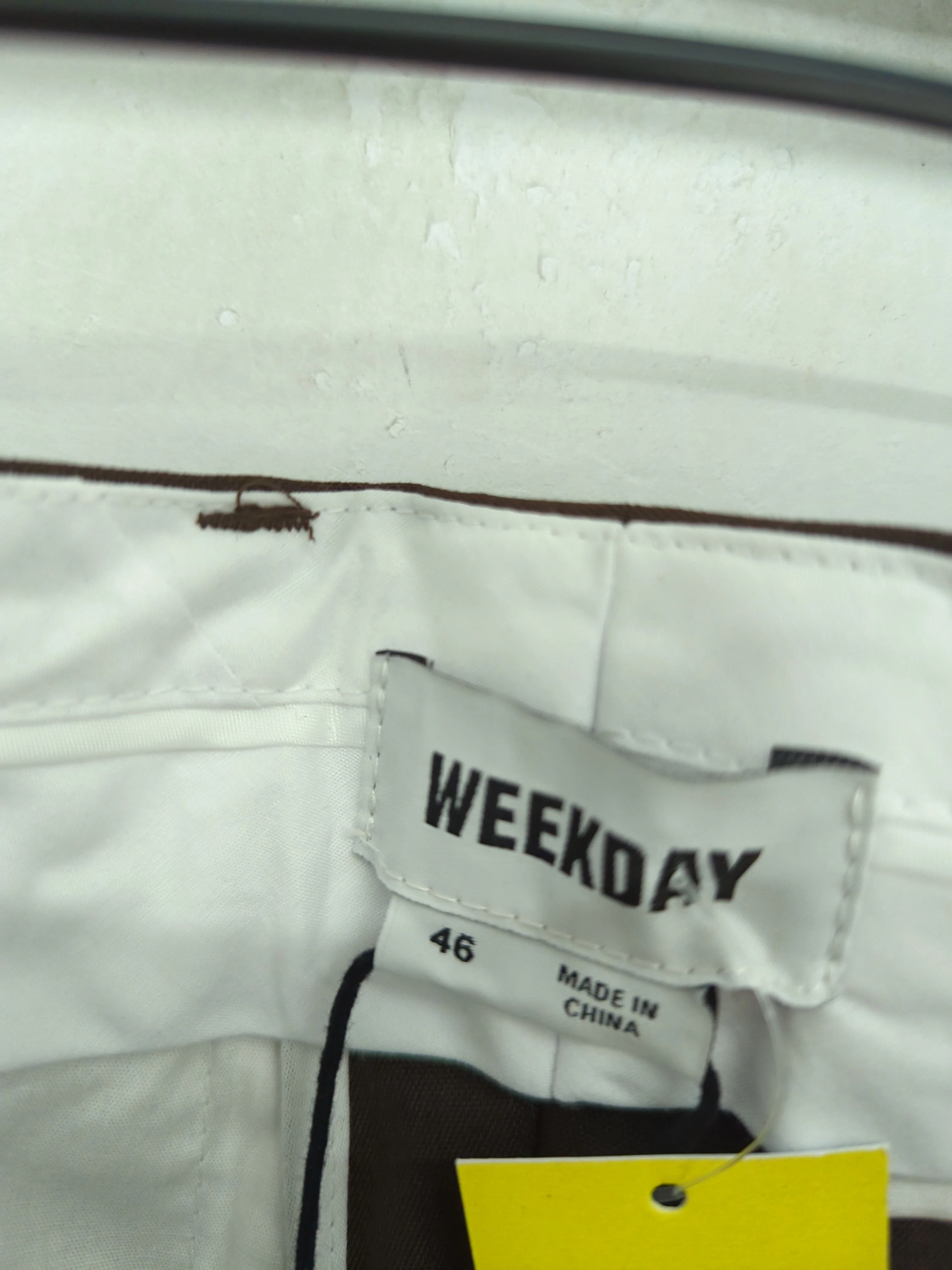 Weekday Men's Suit Trousers W 30 in Brown Polyester New with tags - Image 5