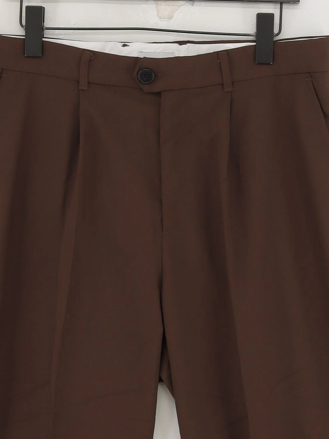 Weekday Men's Suit Trousers W 34 in Brown Polyester New with tags - Image 3