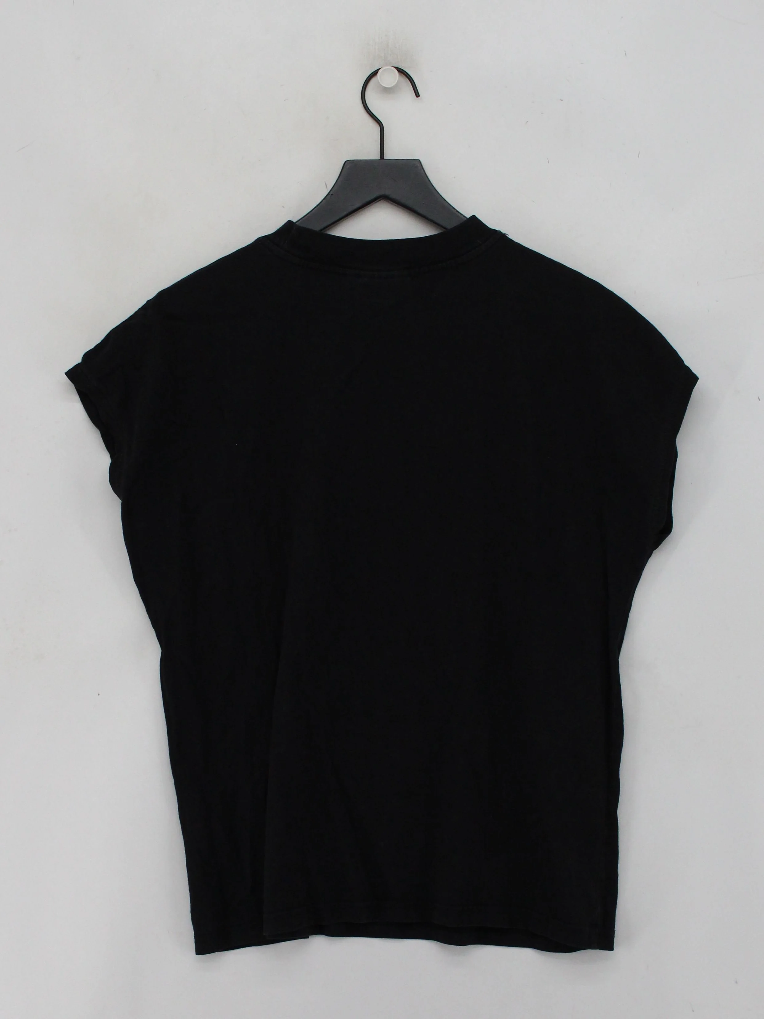 Weekday Men's T-Shirt M Black 100% Cotton Basic - Image 2