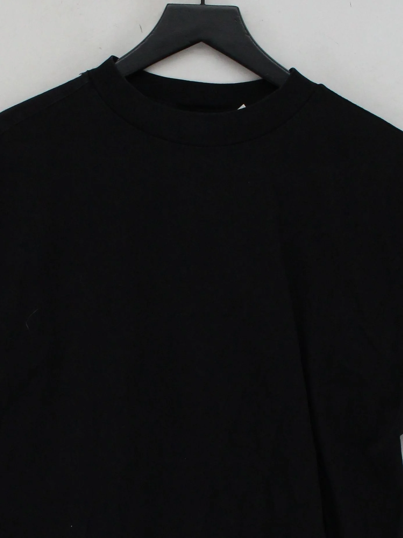 Weekday Men's T-Shirt M Black 100% Cotton Basic - Image 3